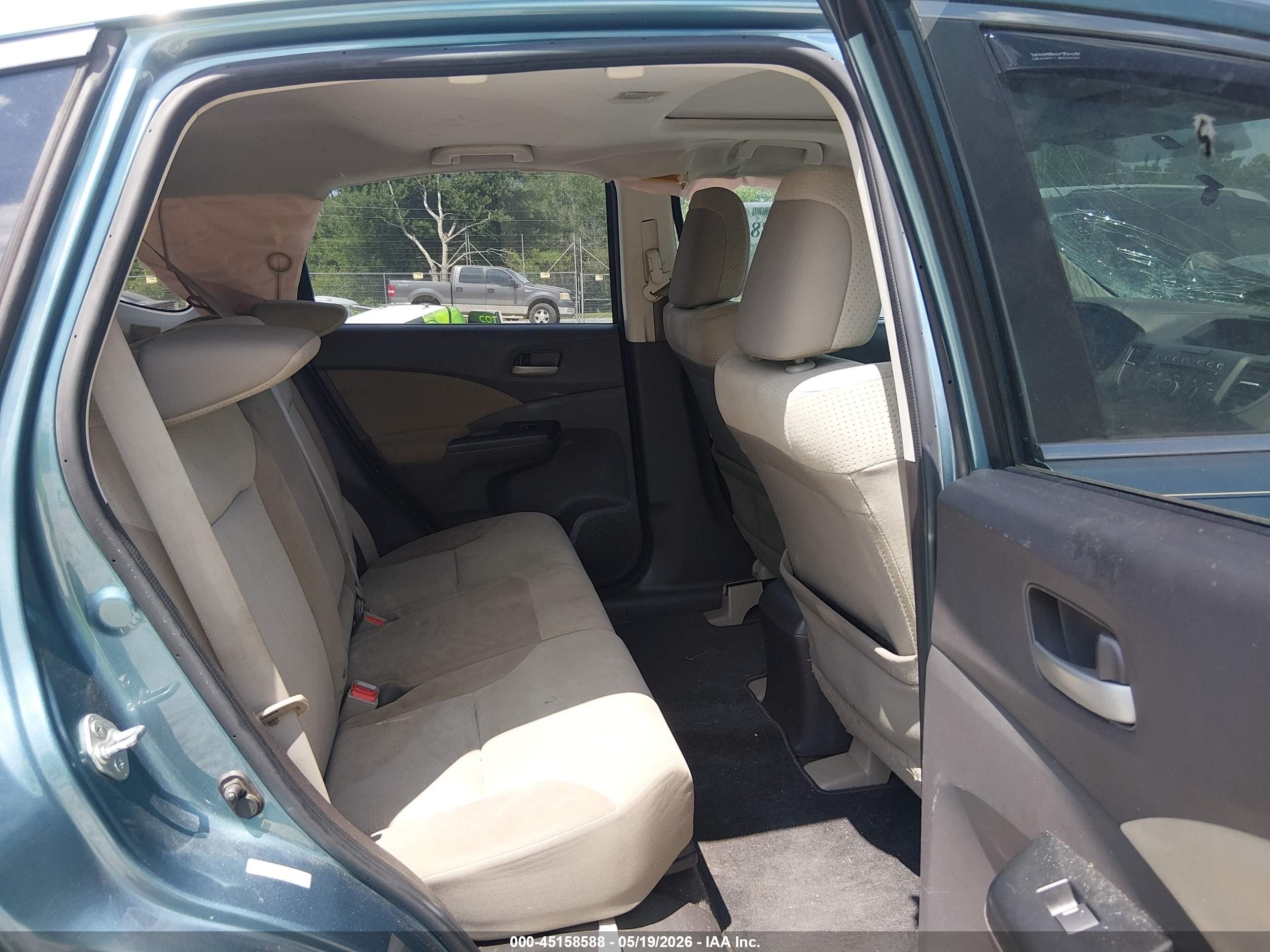 2013 Honda Cr-v Ex Blue vin: 5J6RM3H56DL045410