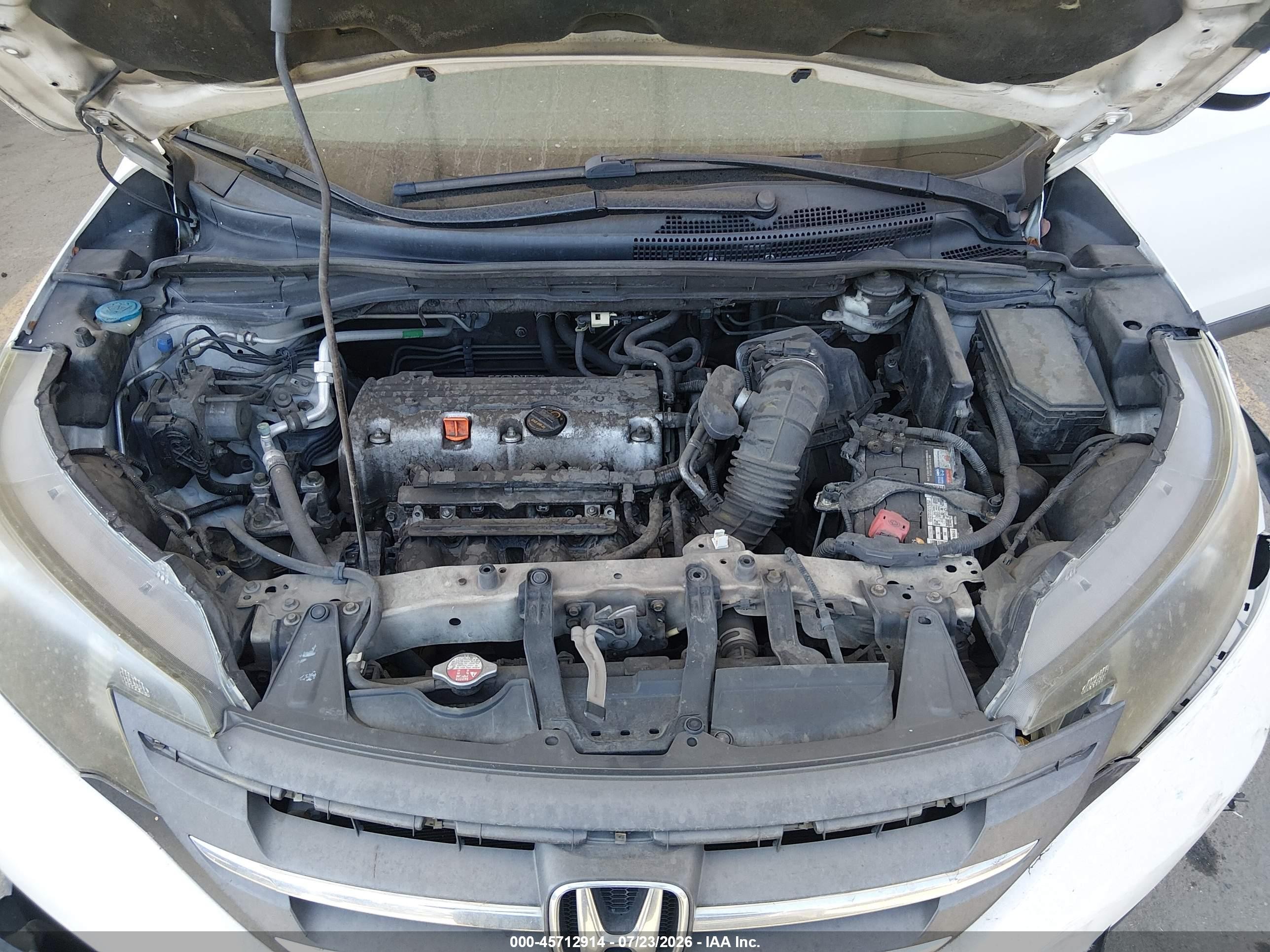 2014 Honda Cr-v Ex White vin: 5J6RM3H56EL008892