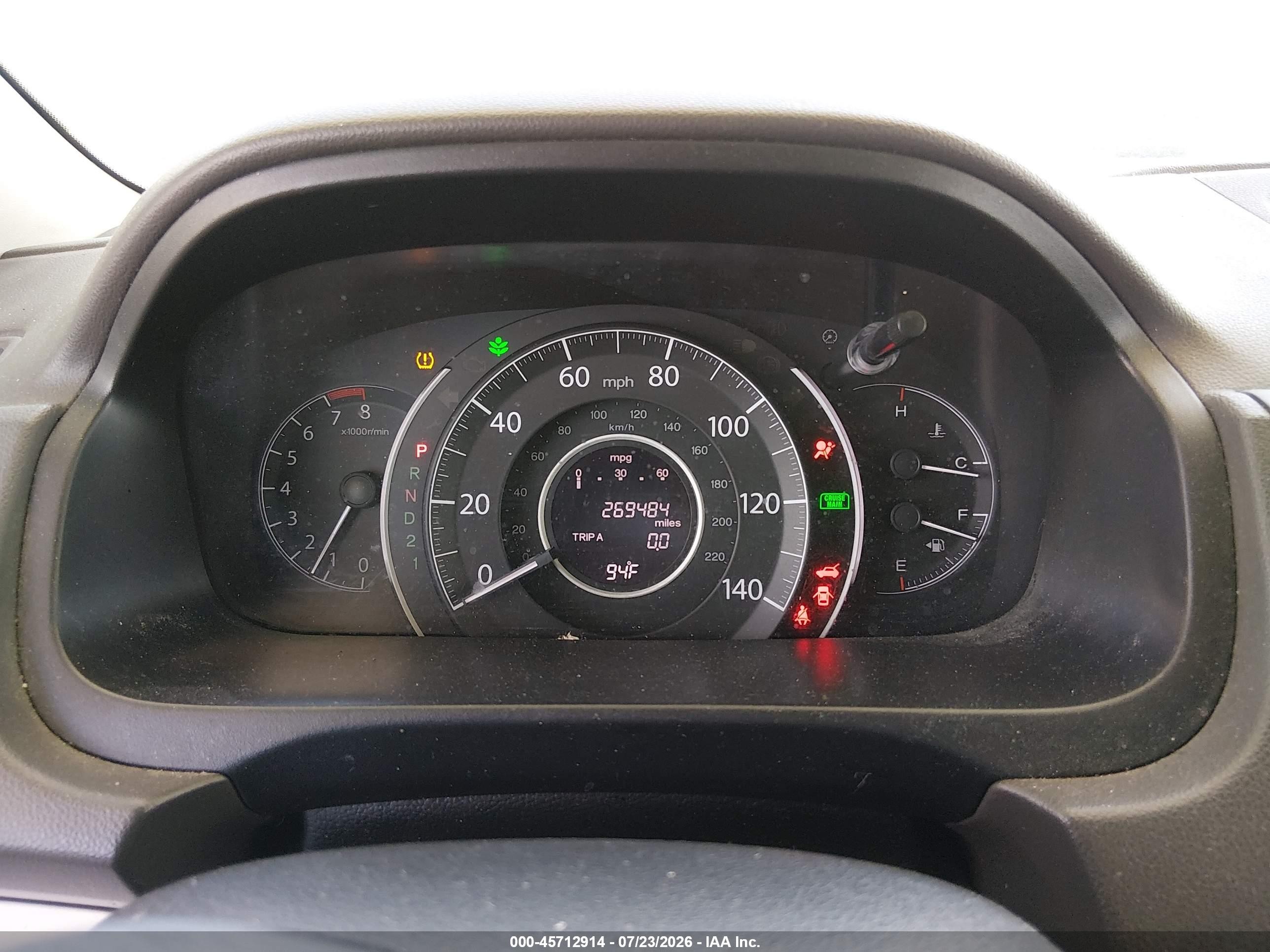 2014 Honda Cr-v Ex White vin: 5J6RM3H56EL008892