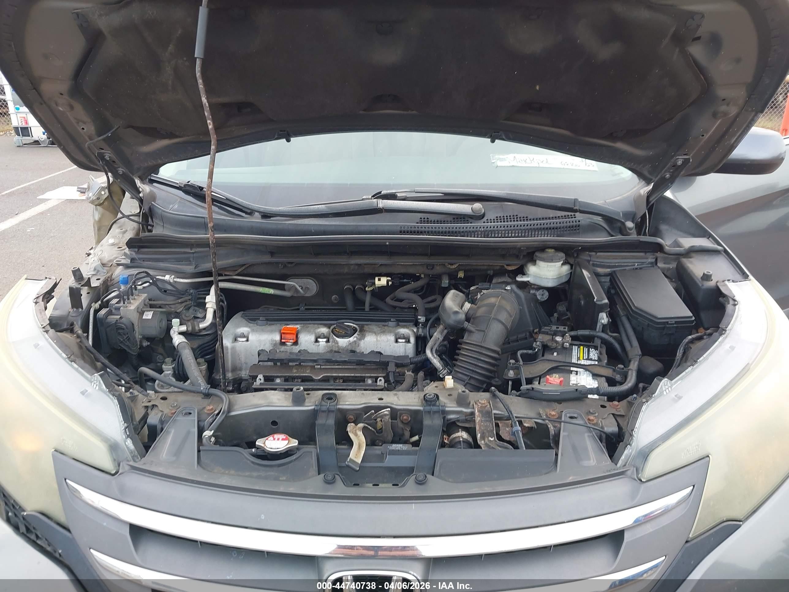 2014 Honda Cr-v Ex Gray vin: 5J6RM3H56EL021903