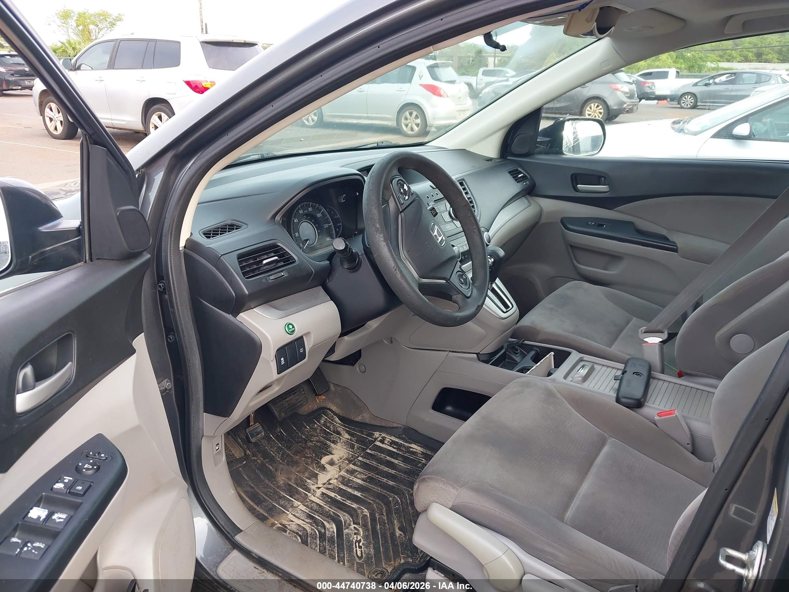 2014 Honda Cr-v Ex Gray vin: 5J6RM3H56EL021903