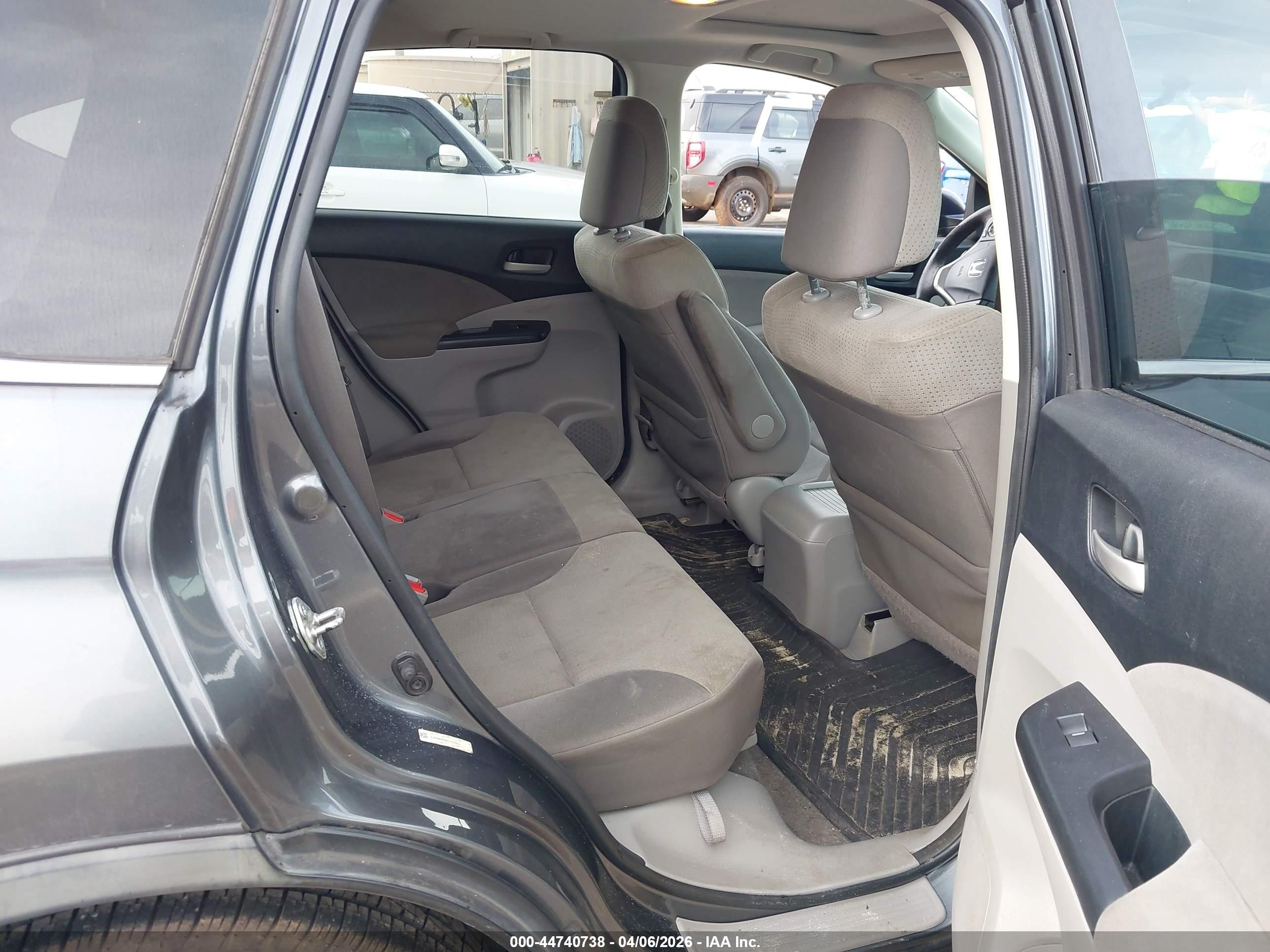 2014 Honda Cr-v Ex Gray vin: 5J6RM3H56EL021903