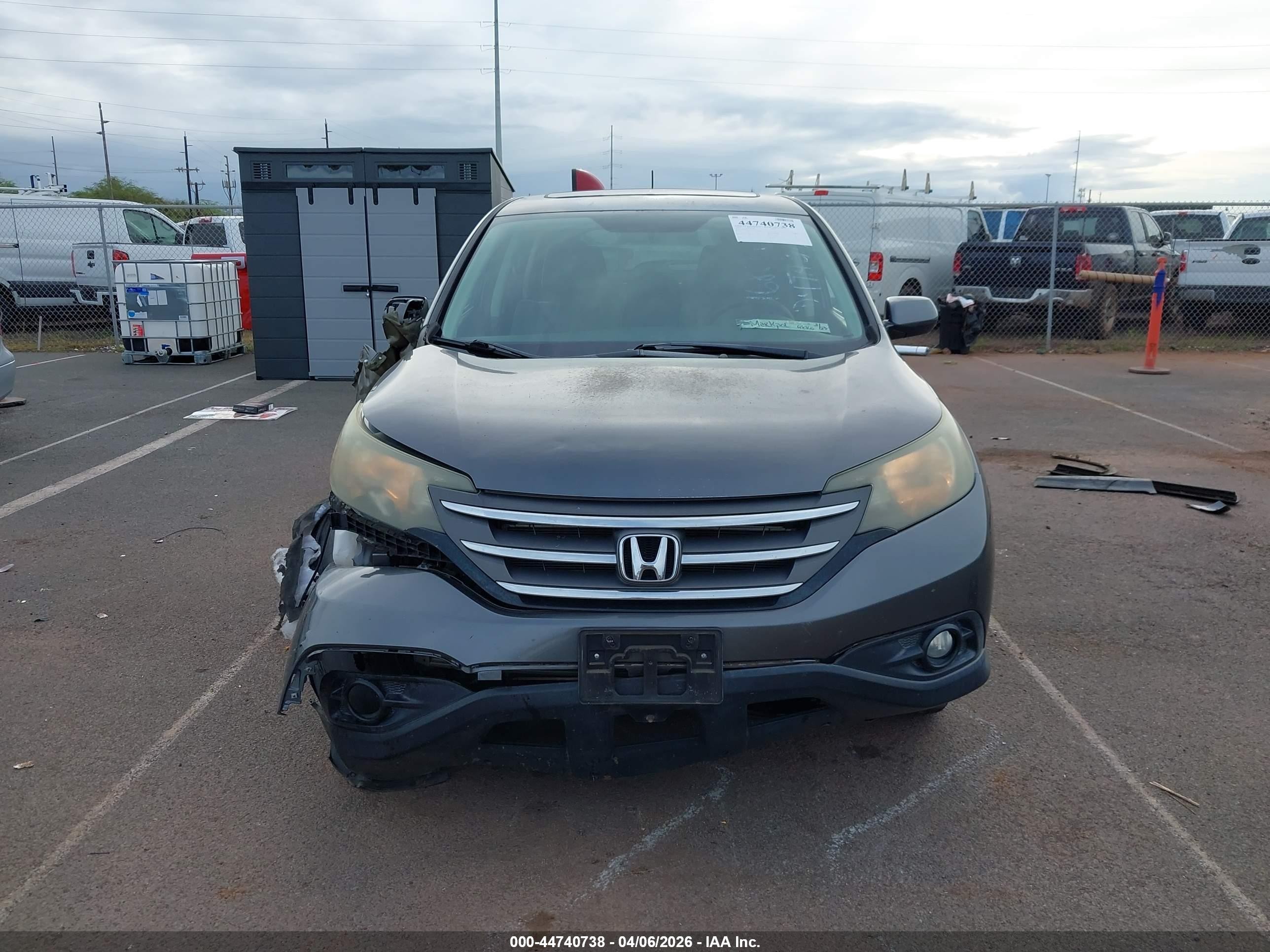 2014 Honda Cr-v Ex Gray vin: 5J6RM3H56EL021903