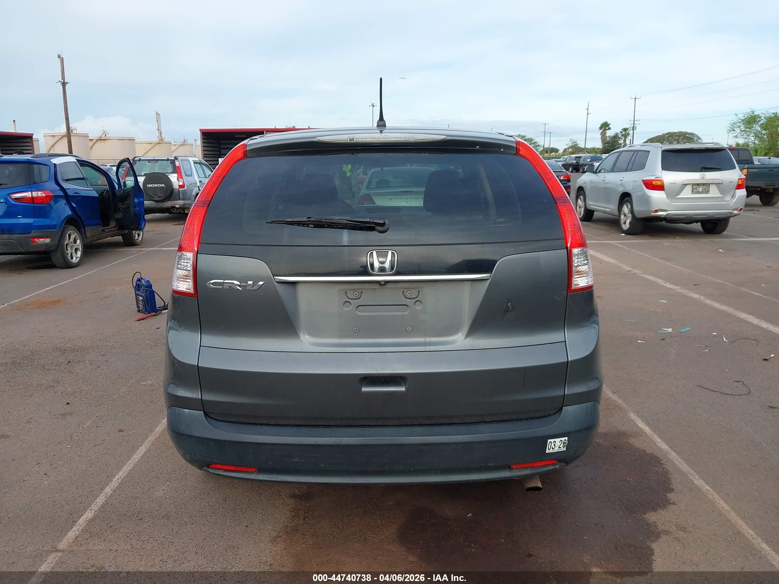 2014 Honda Cr-v Ex Gray vin: 5J6RM3H56EL021903