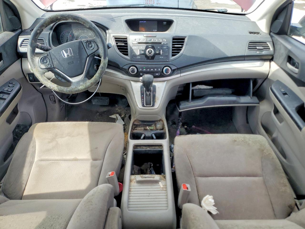 2014 Honda Cr-v Ex Burgundy vin: 5J6RM3H56EL045571