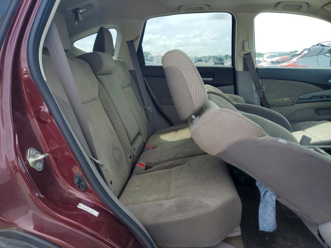 2014 Honda Cr-v Ex Burgundy vin: 5J6RM3H56EL045571