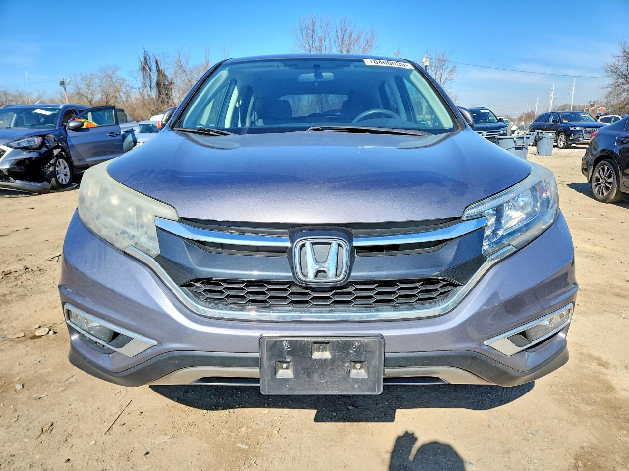 2015 Honda Cr-v Ex Gray vin: 5J6RM3H56FL012815