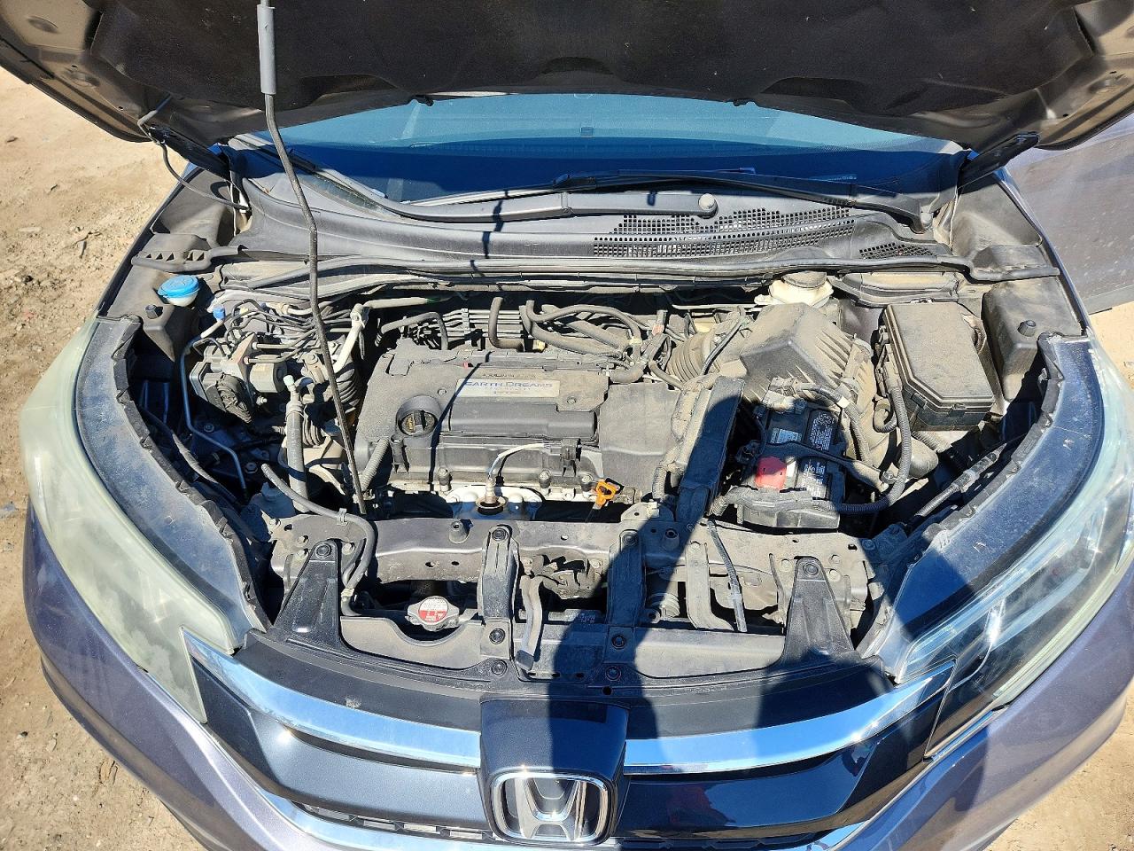 2015 Honda Cr-v Ex Gray vin: 5J6RM3H56FL012815