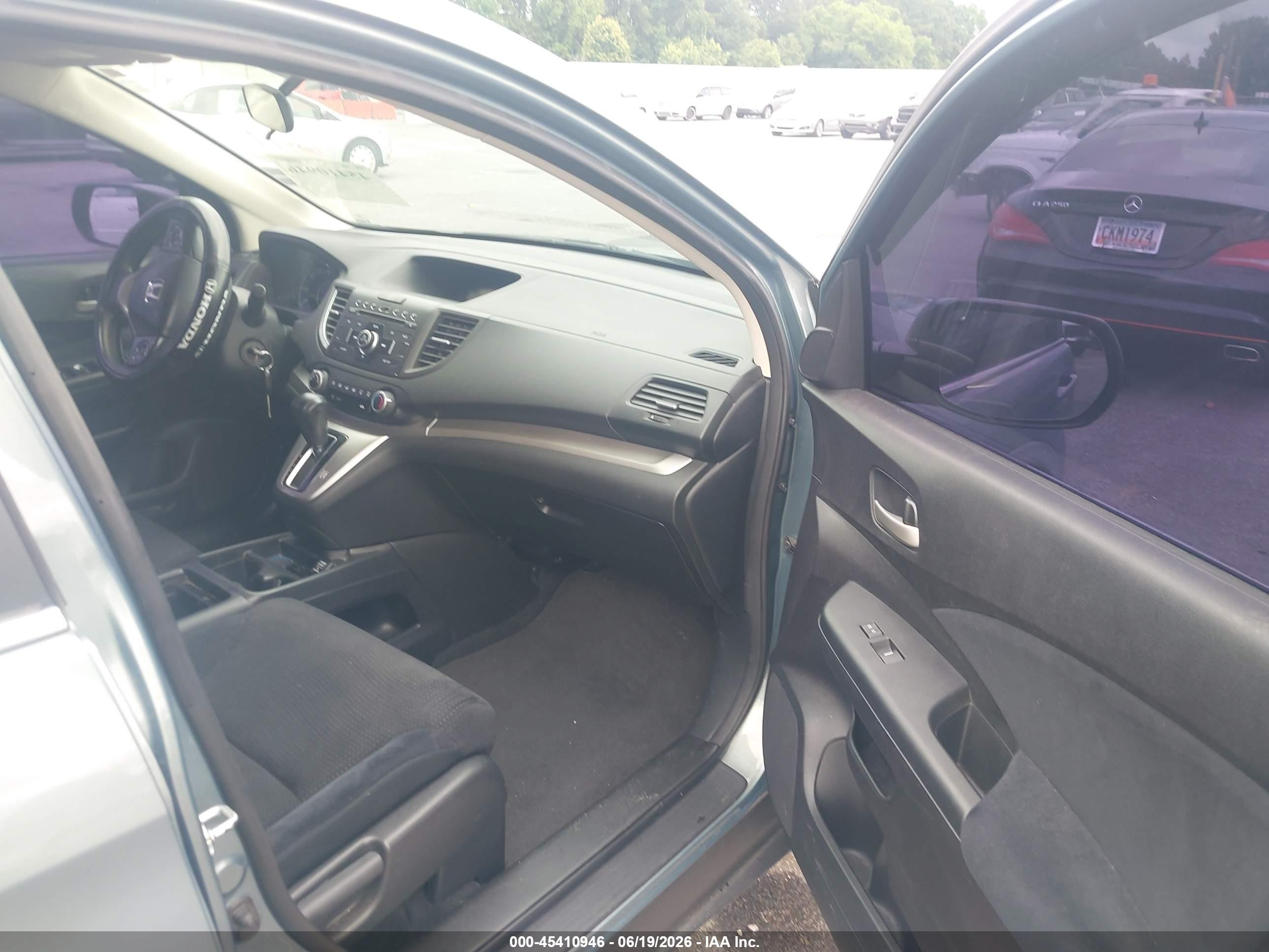 2012 Honda Cr-v Ex Teal vin: 5J6RM3H57CL001611