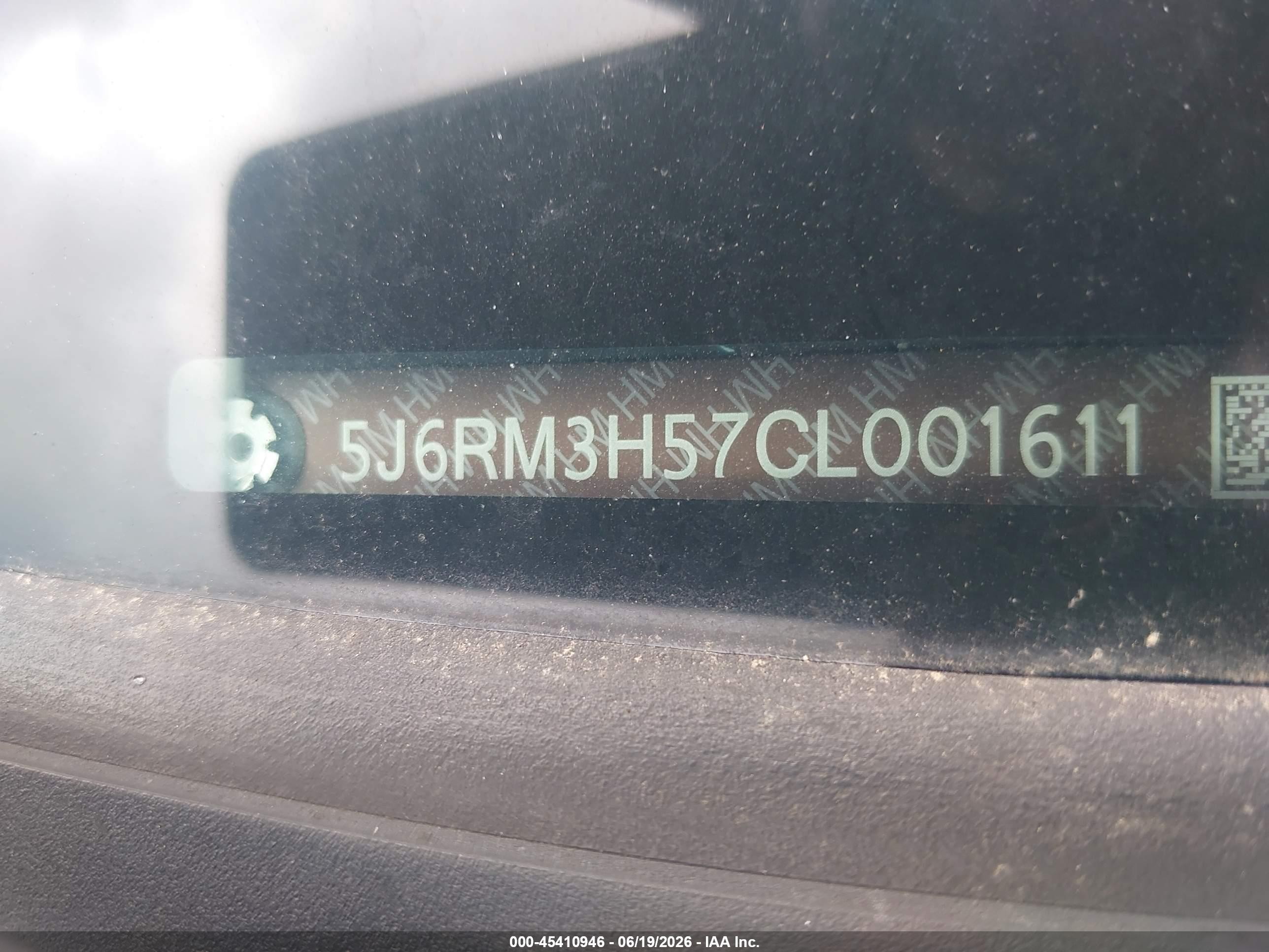 2012 Honda Cr-v Ex Teal vin: 5J6RM3H57CL001611