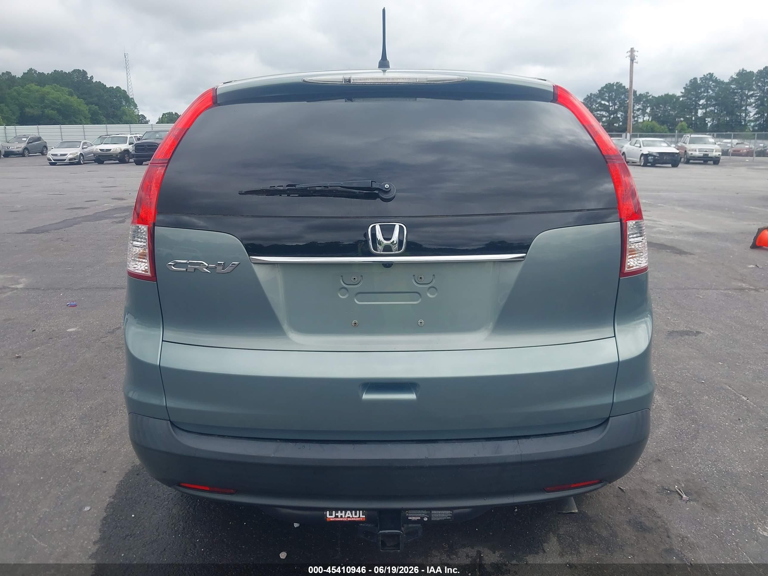 2012 Honda Cr-v Ex Teal vin: 5J6RM3H57CL001611