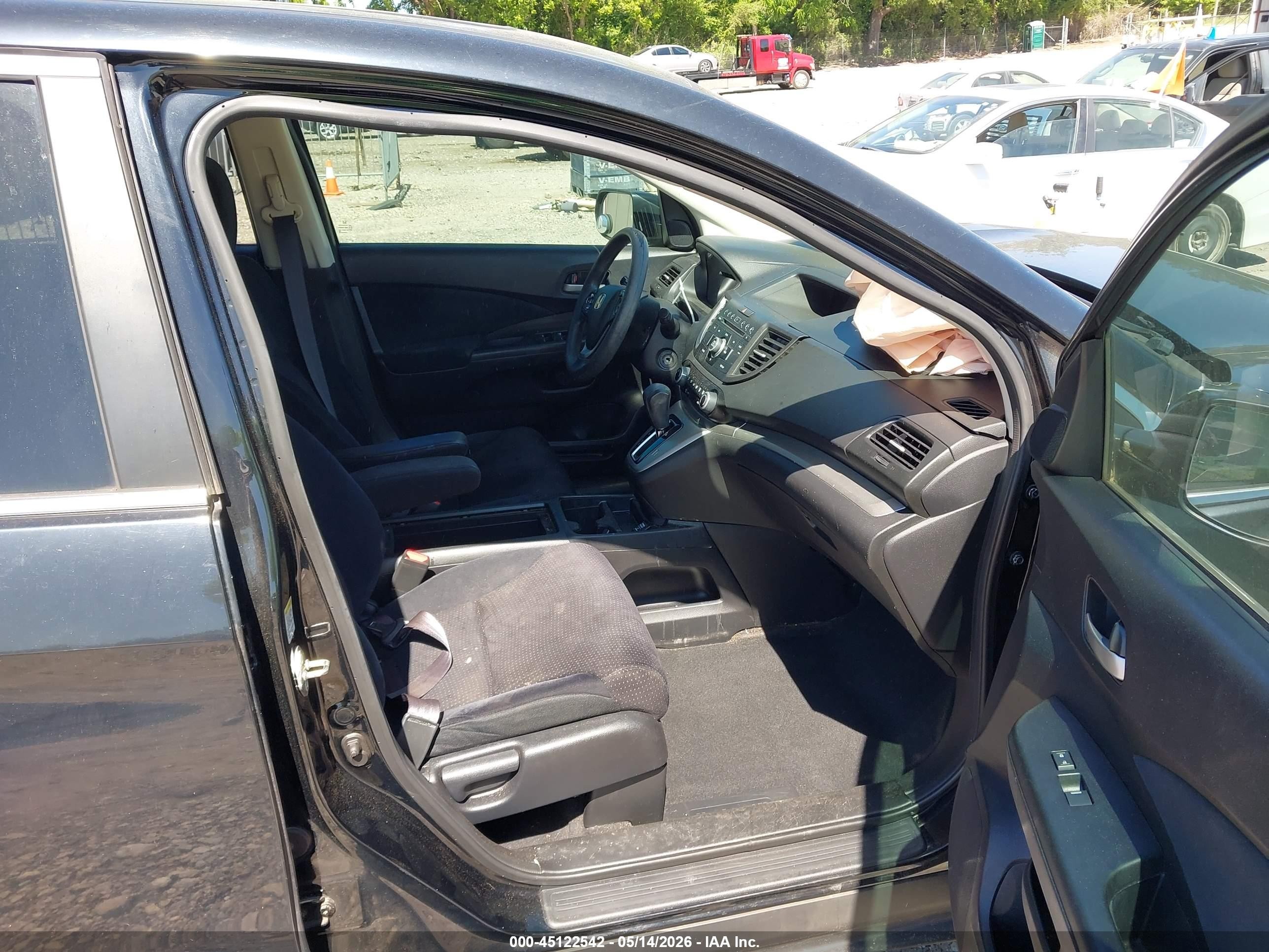 2012 Honda Cr-v Ex Black vin: 5J6RM3H57CL007778