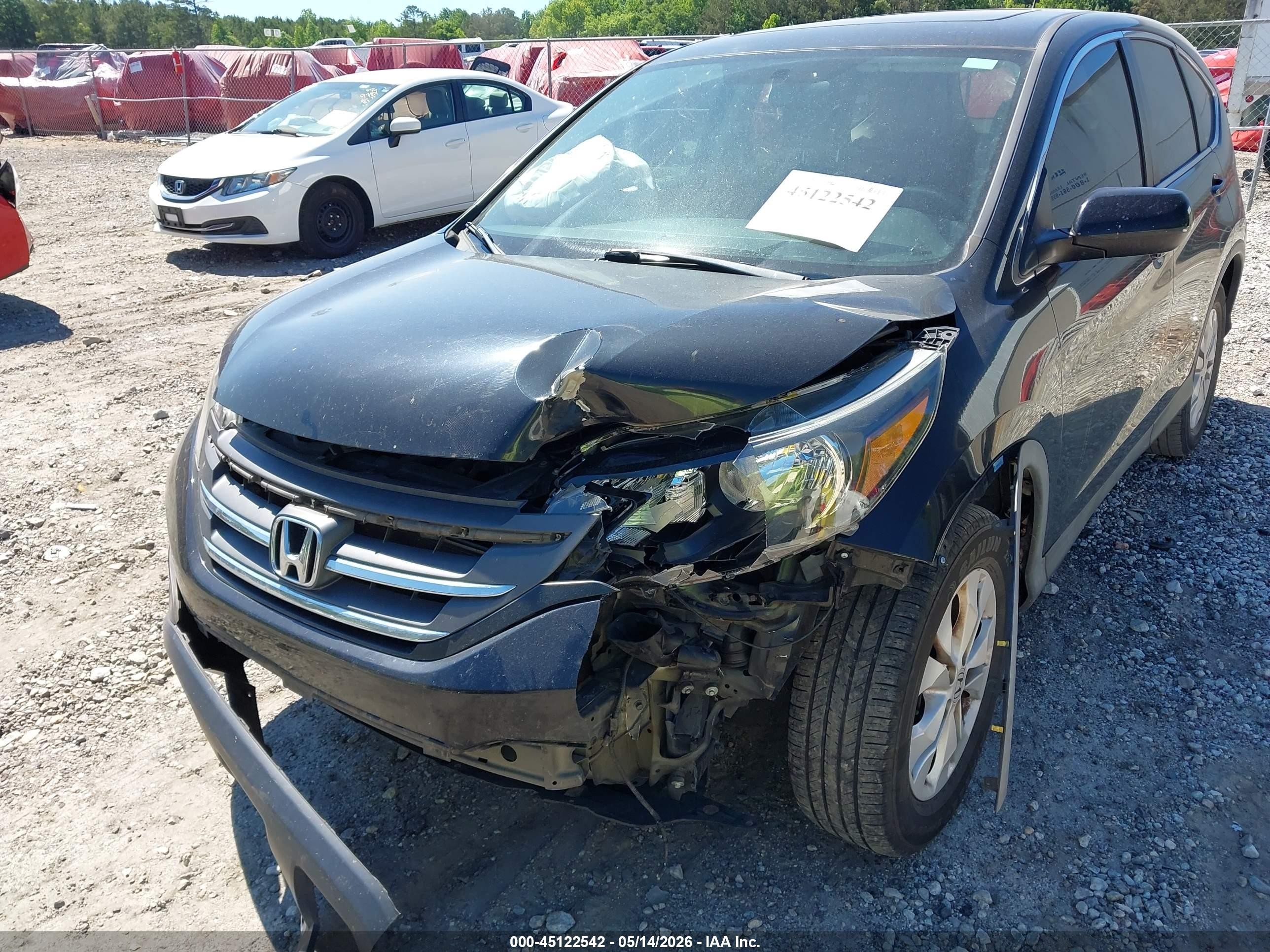 2012 Honda Cr-v Ex Black vin: 5J6RM3H57CL007778