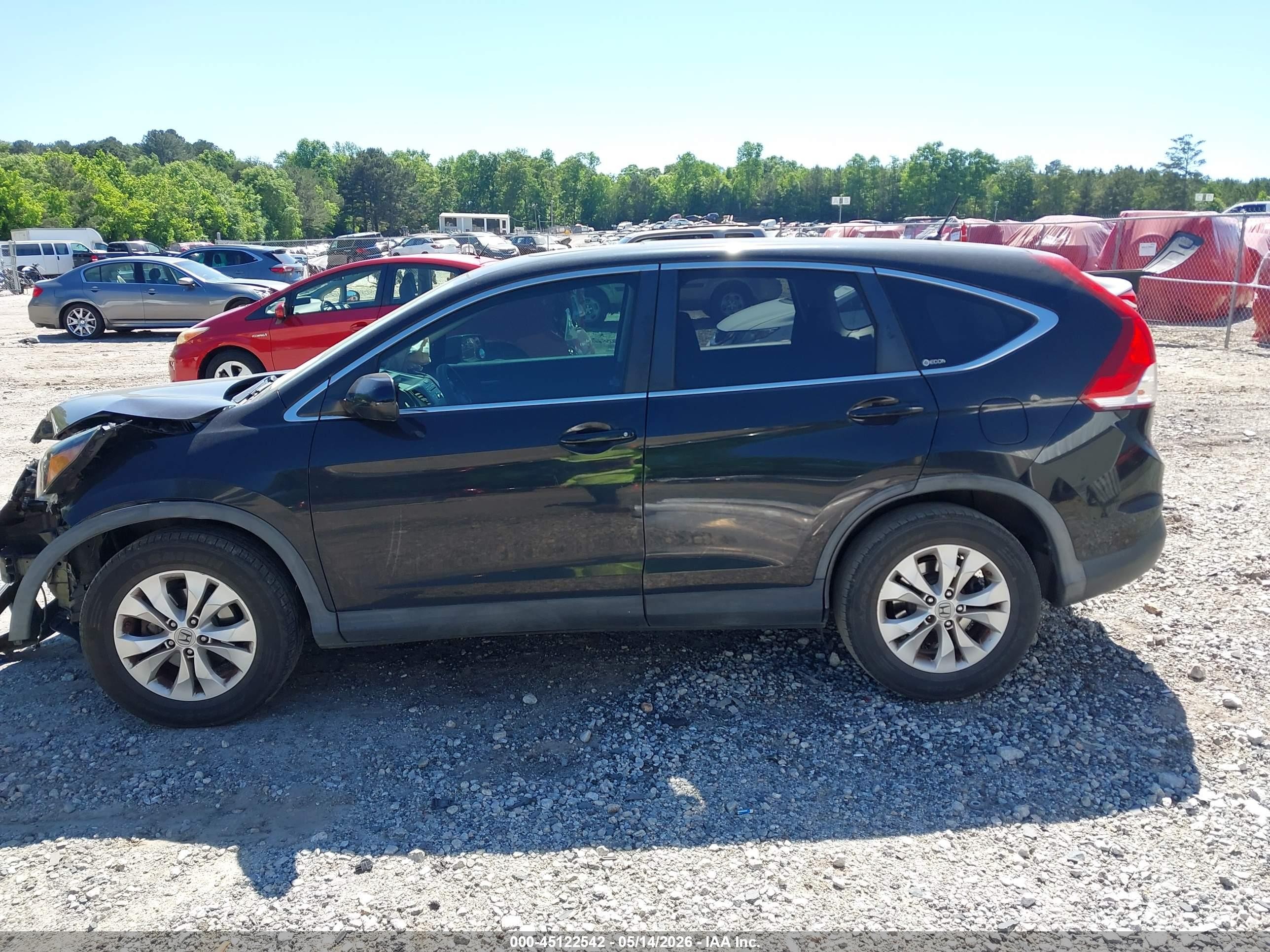 2012 Honda Cr-v Ex Black vin: 5J6RM3H57CL007778