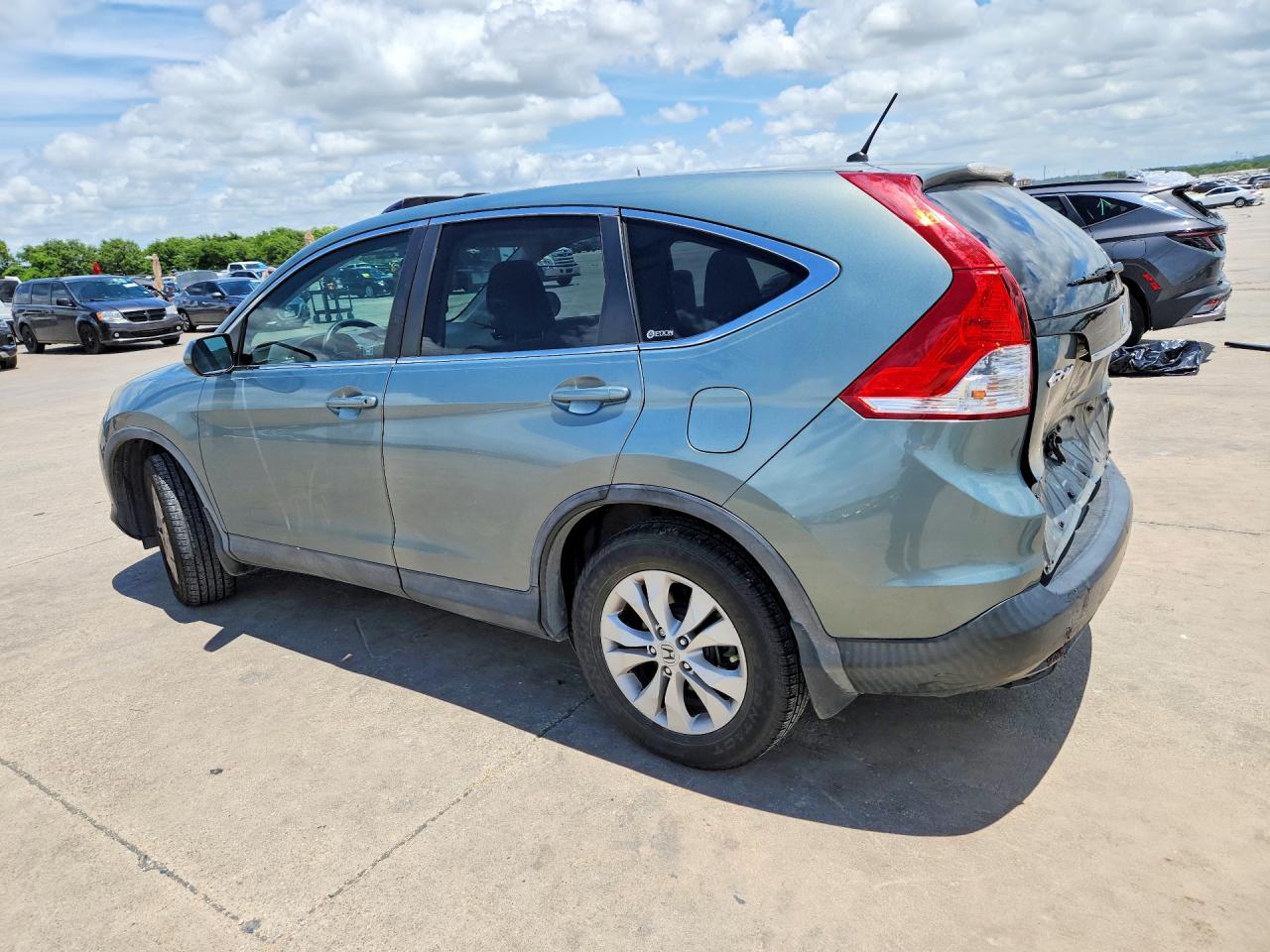 2012 Honda Cr-v Ex Turquoise vin: 5J6RM3H57CL010809