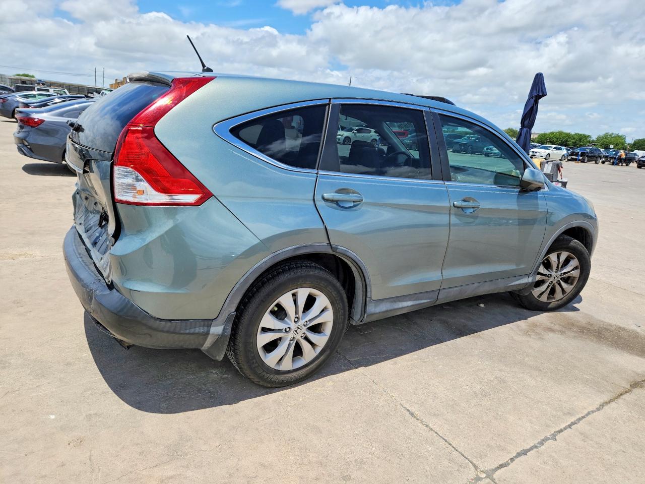 2012 Honda Cr-v Ex Turquoise vin: 5J6RM3H57CL010809