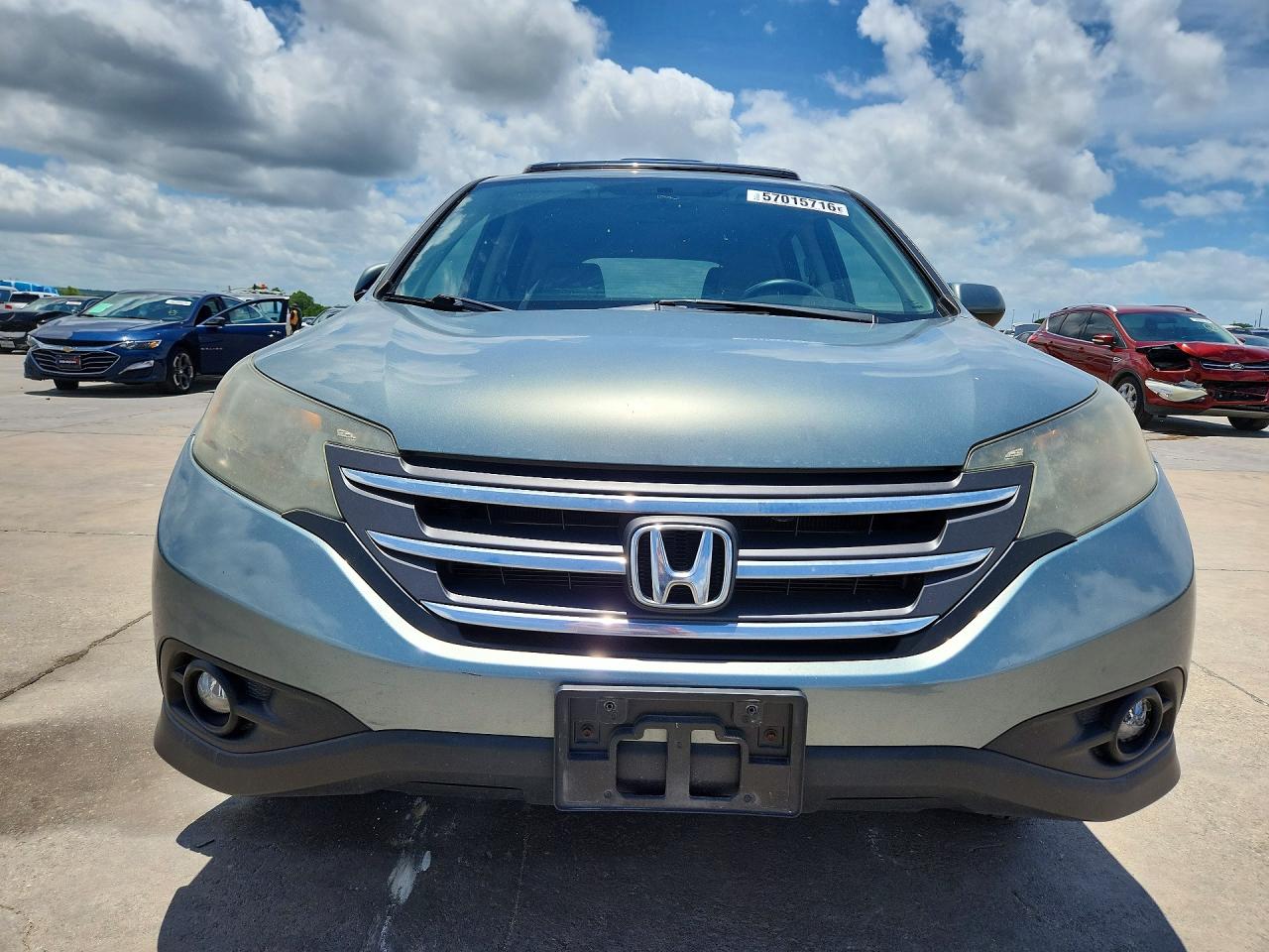 2012 Honda Cr-v Ex Turquoise vin: 5J6RM3H57CL010809