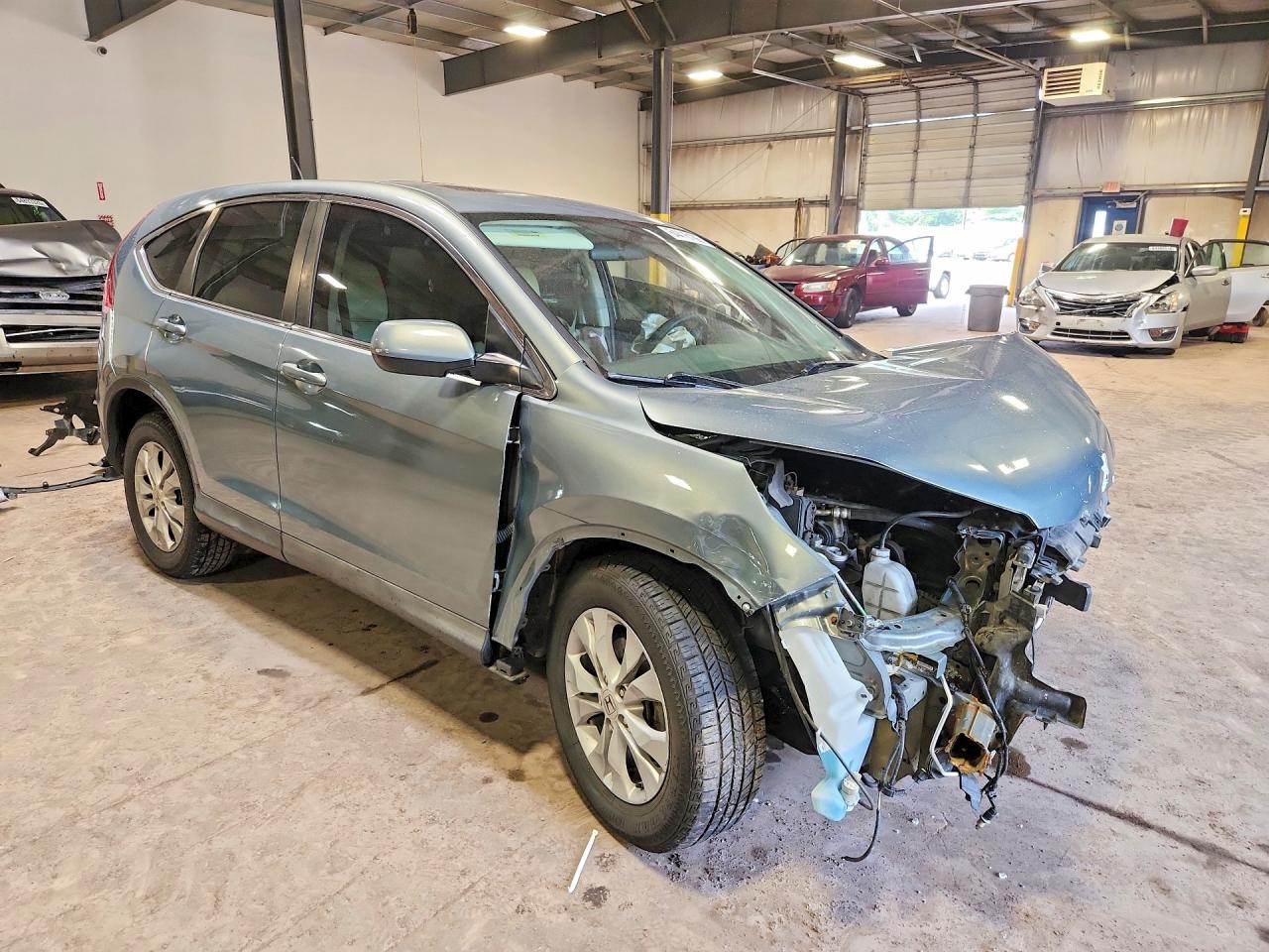 2012 Honda Cr-v Ex Turquoise vin: 5J6RM3H57CL010891