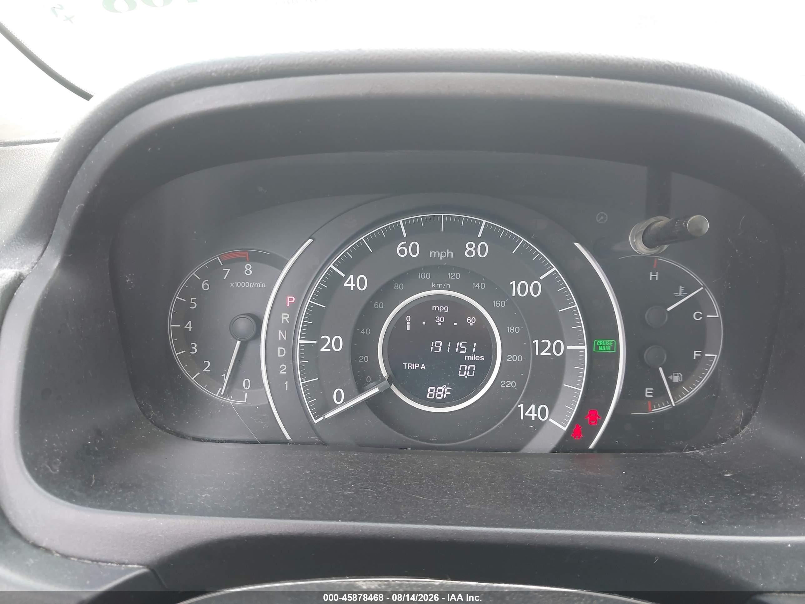 2012 Honda Cr-v Ex Темно-бордовый vin: 5J6RM3H57CL018893