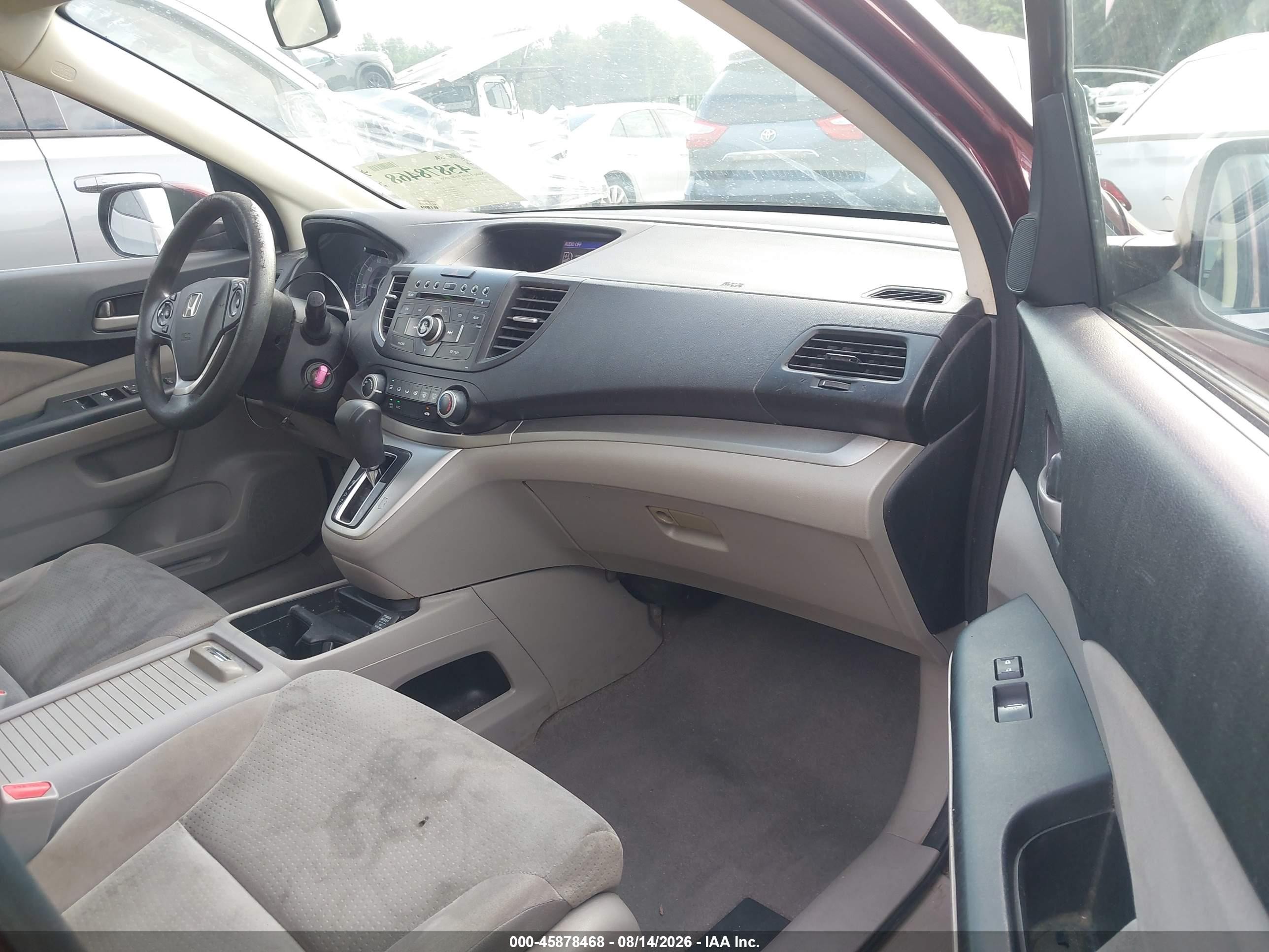 2012 Honda Cr-v Ex Темно-бордовый vin: 5J6RM3H57CL018893