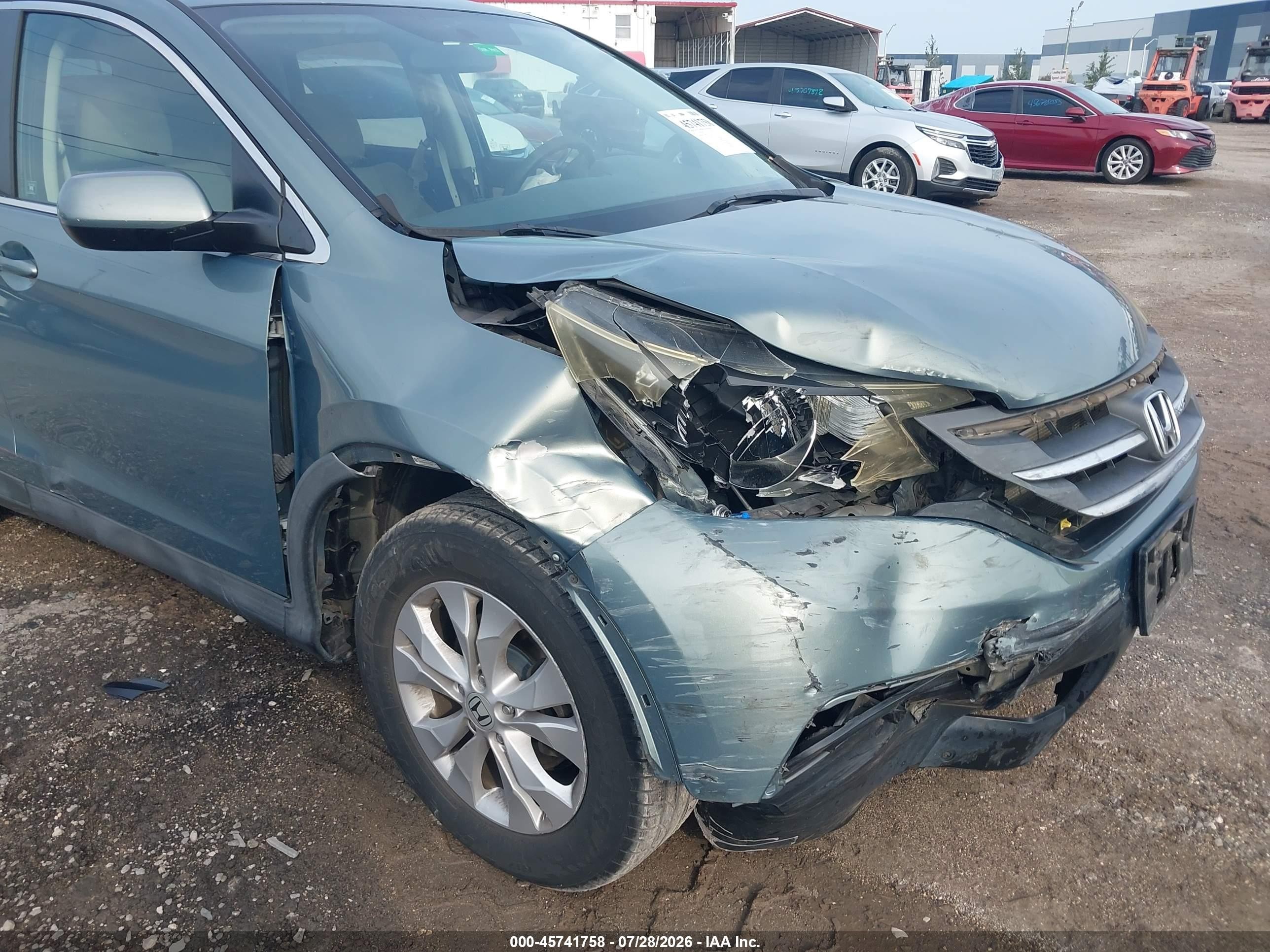 2012 Honda Cr-v Ex Gray vin: 5J6RM3H57CL039467