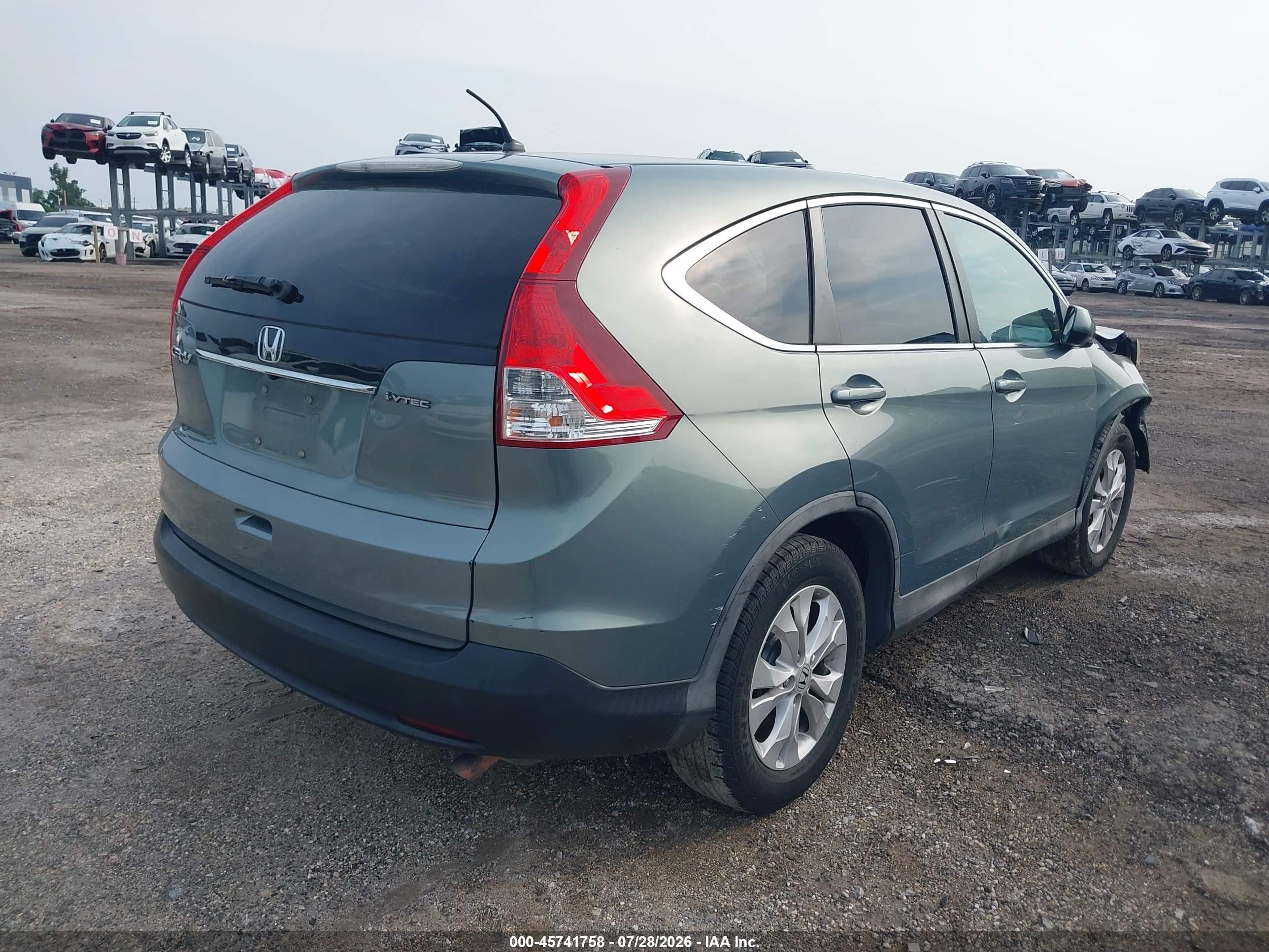 2012 Honda Cr-v Ex Gray vin: 5J6RM3H57CL039467