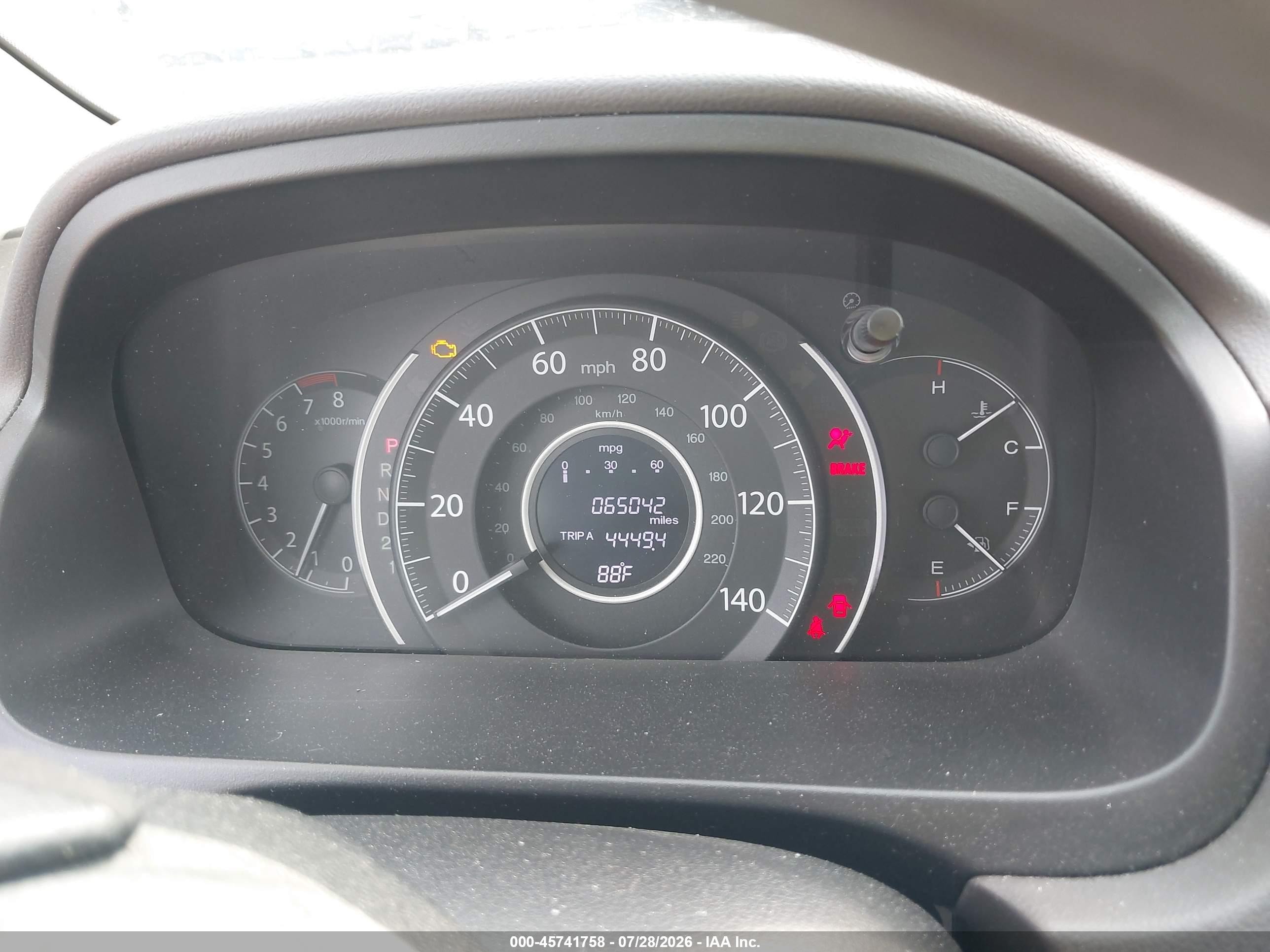2012 Honda Cr-v Ex Gray vin: 5J6RM3H57CL039467