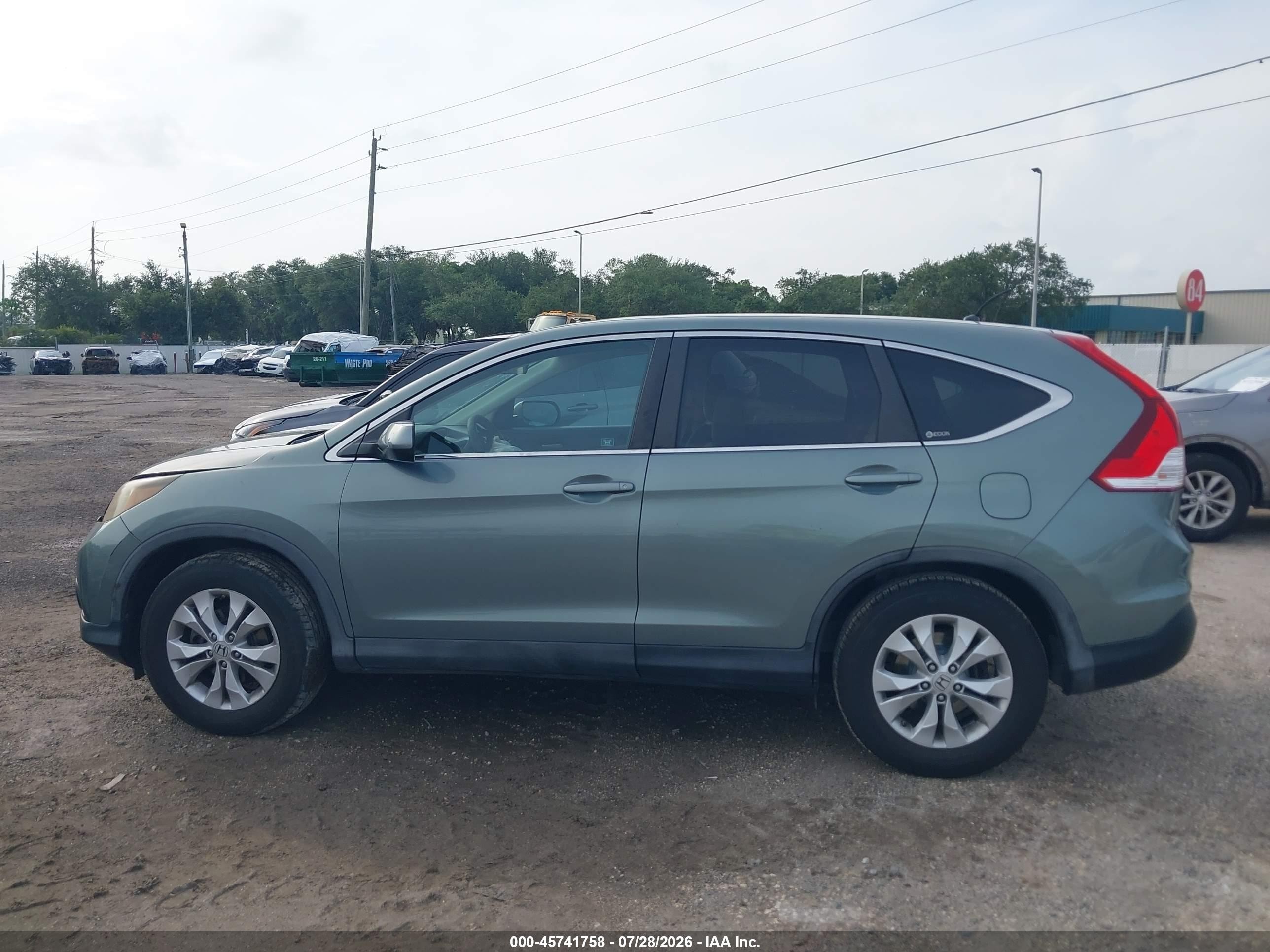 2012 Honda Cr-v Ex Gray vin: 5J6RM3H57CL039467