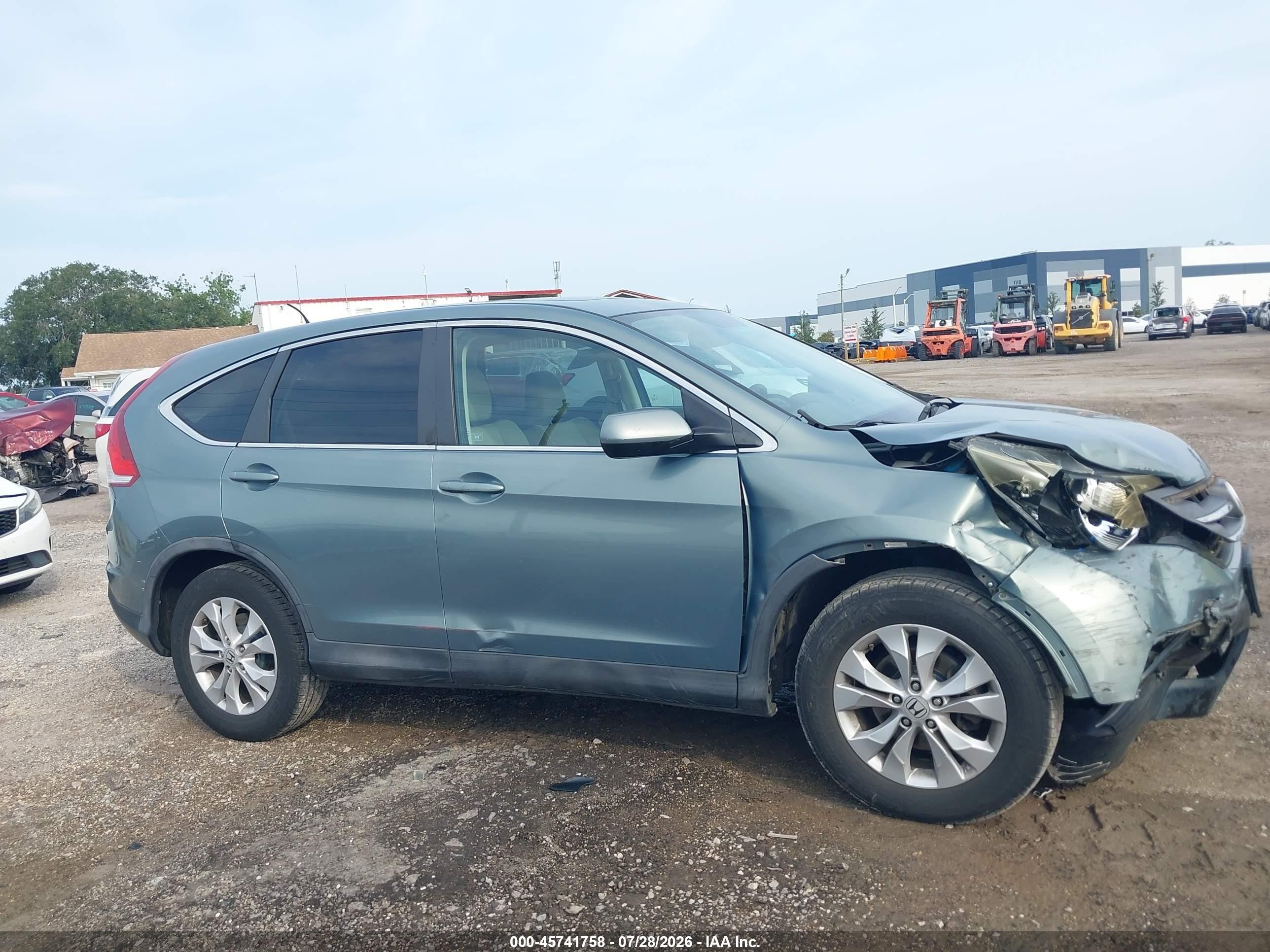 2012 Honda Cr-v Ex Gray vin: 5J6RM3H57CL039467