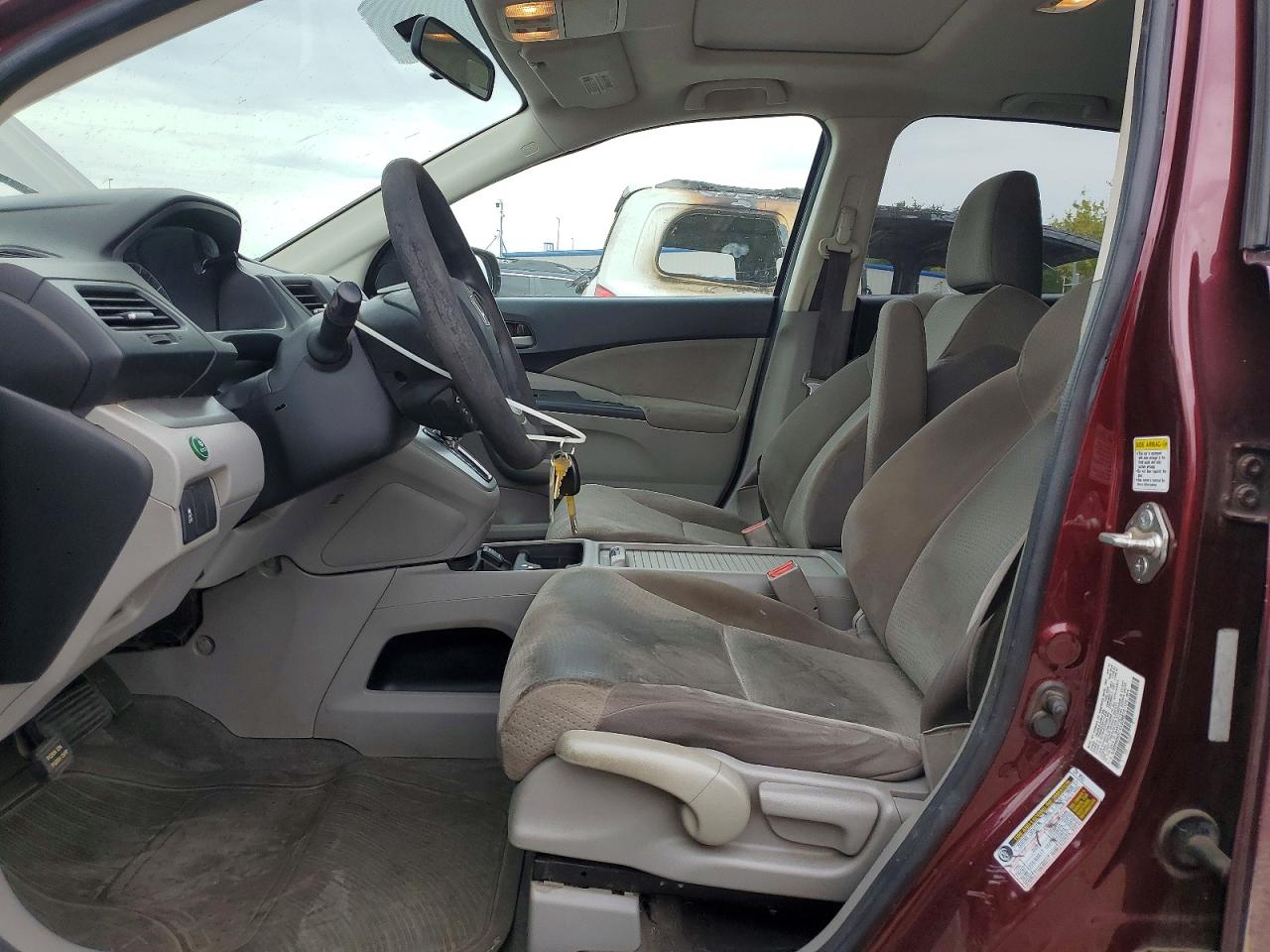 2012 Honda Cr-v Ex Burgundy vin: 5J6RM3H57CL039873