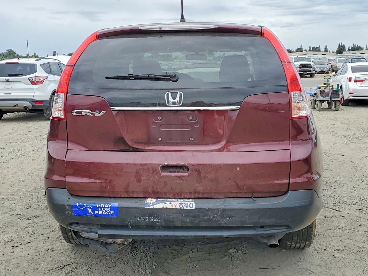 2012 Honda Cr-v Ex Burgundy vin: 5J6RM3H57CL039873