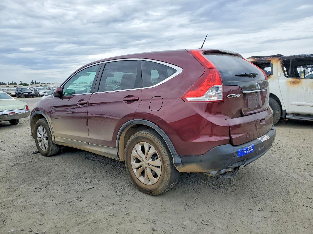 2012 Honda Cr-v Ex Burgundy vin: 5J6RM3H57CL039873