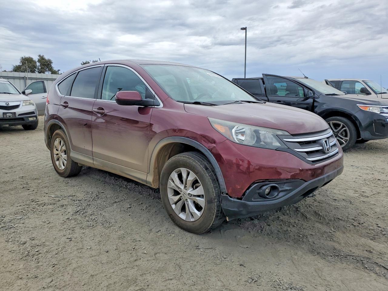 2012 Honda Cr-v Ex Burgundy vin: 5J6RM3H57CL039873