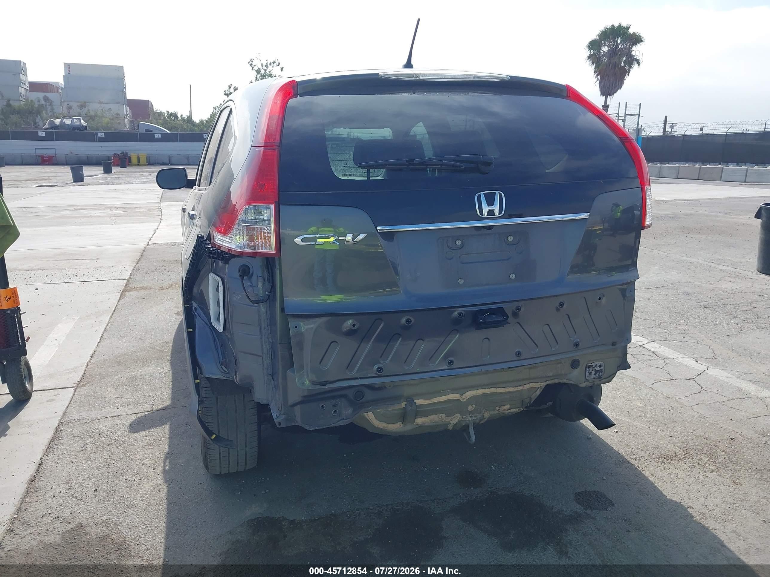 2012 Honda Cr-v Ex Gray vin: 5J6RM3H57CL040957