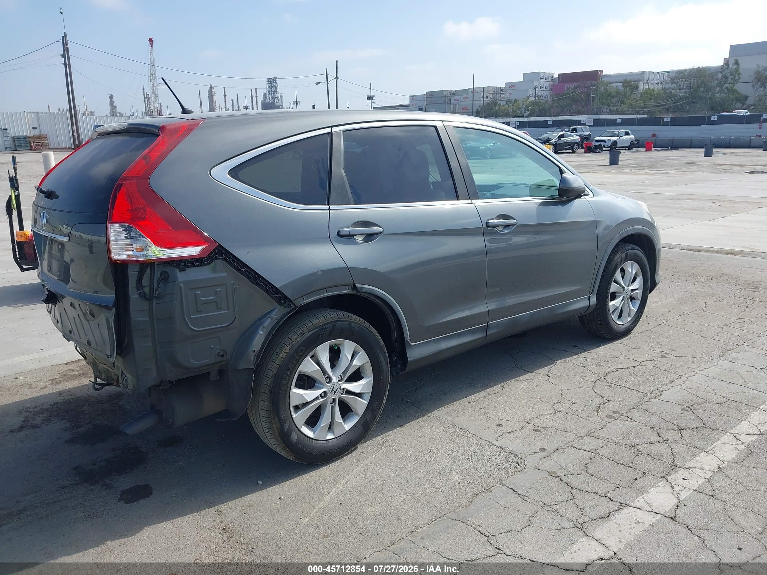 2012 Honda Cr-v Ex Gray vin: 5J6RM3H57CL040957