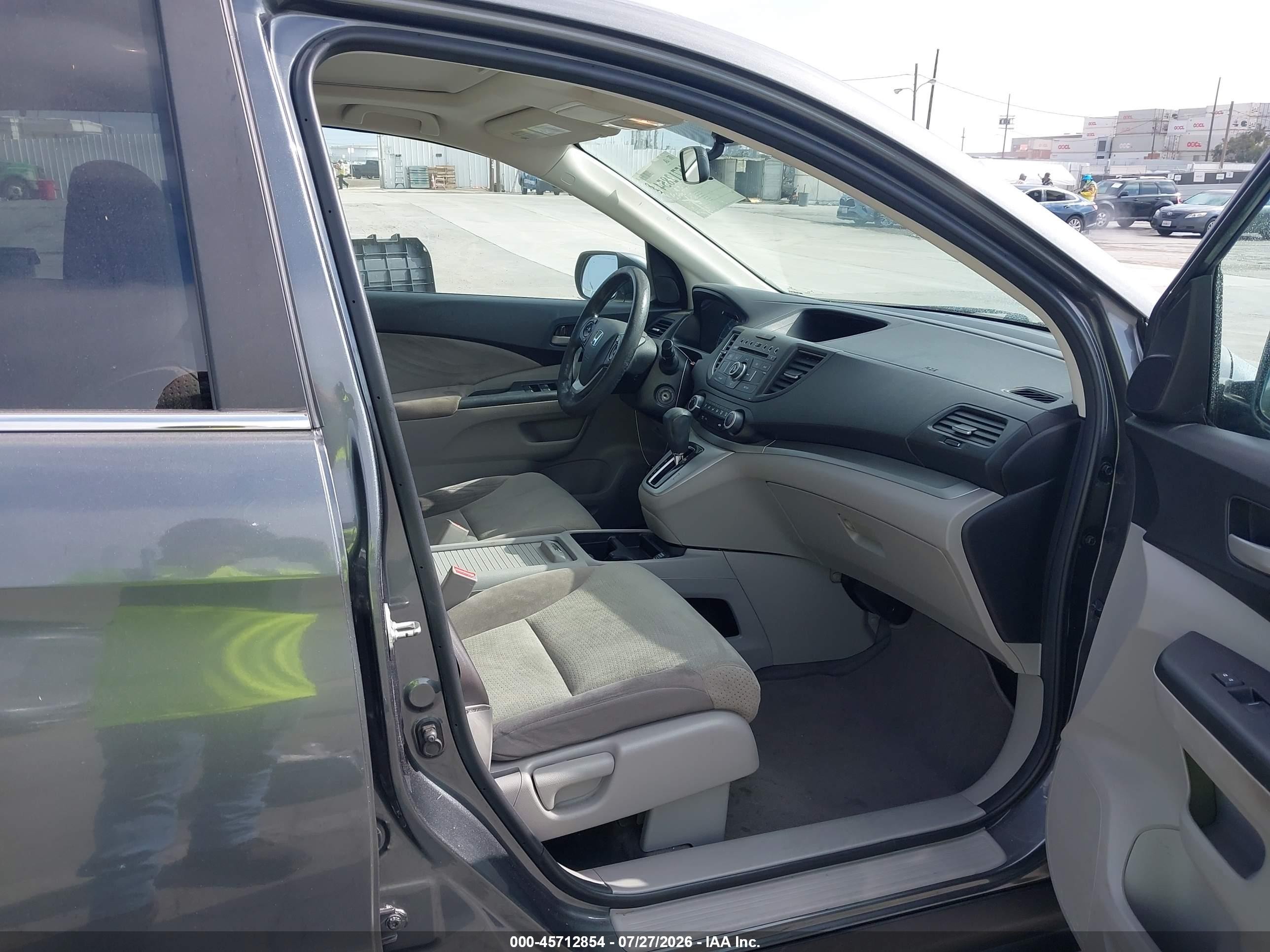 2012 Honda Cr-v Ex Gray vin: 5J6RM3H57CL040957
