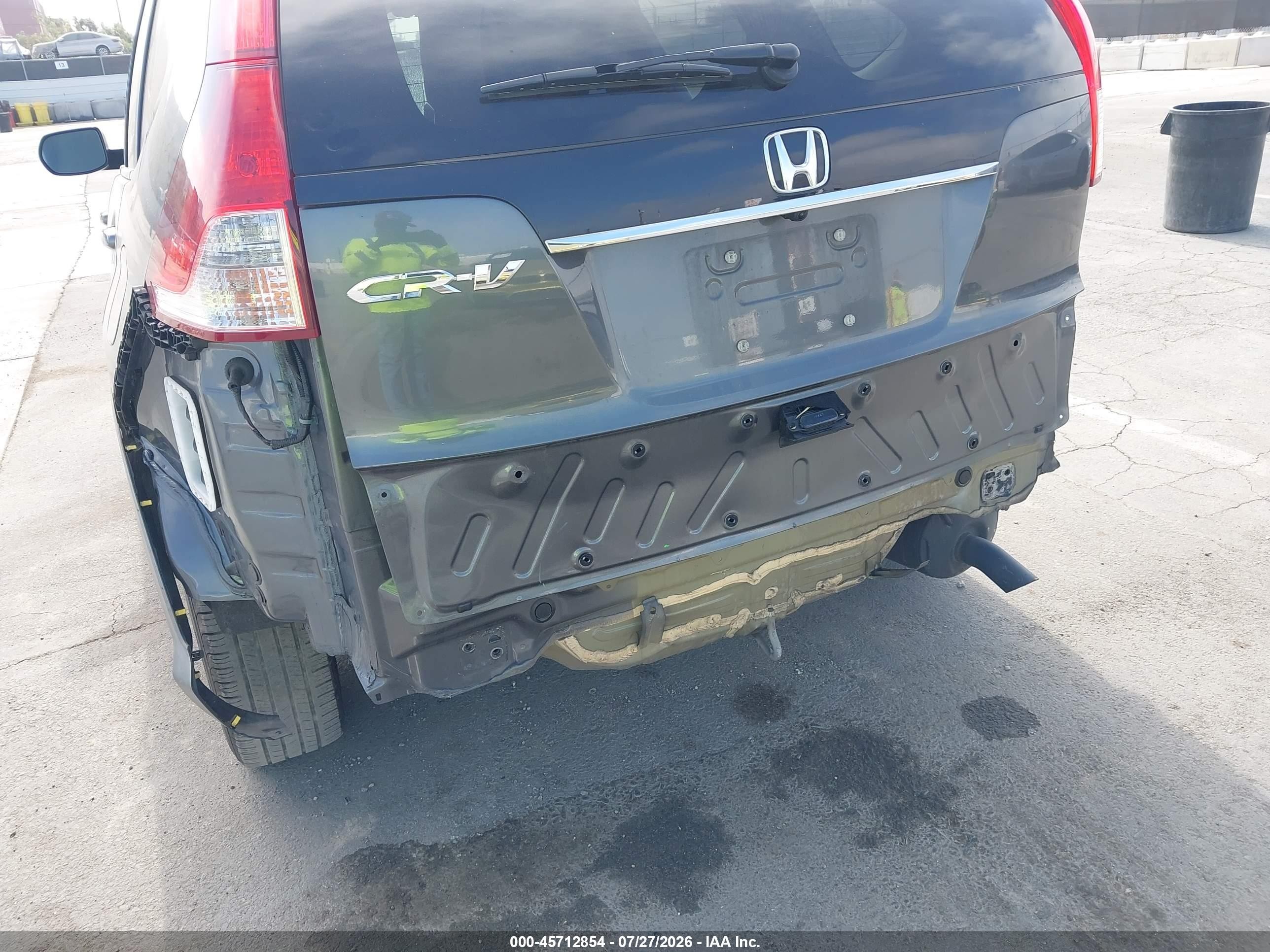 2012 Honda Cr-v Ex Gray vin: 5J6RM3H57CL040957