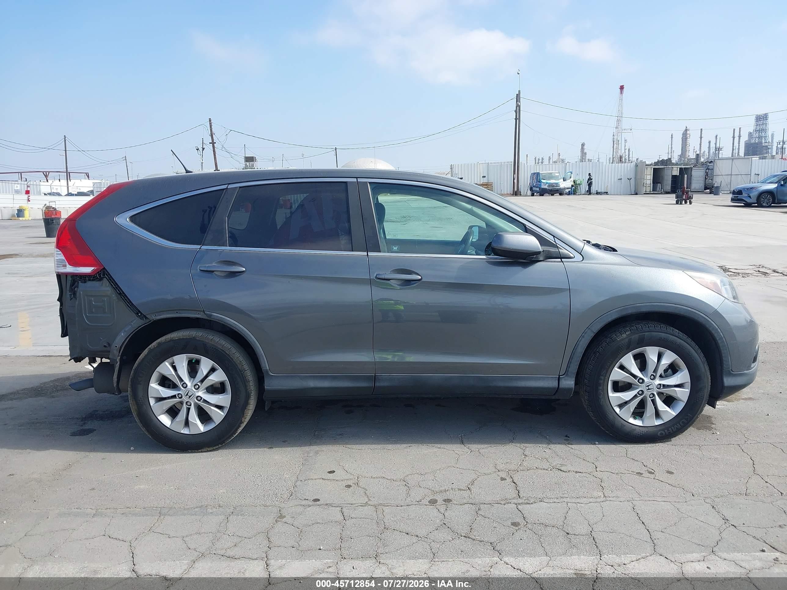 2012 Honda Cr-v Ex Gray vin: 5J6RM3H57CL040957