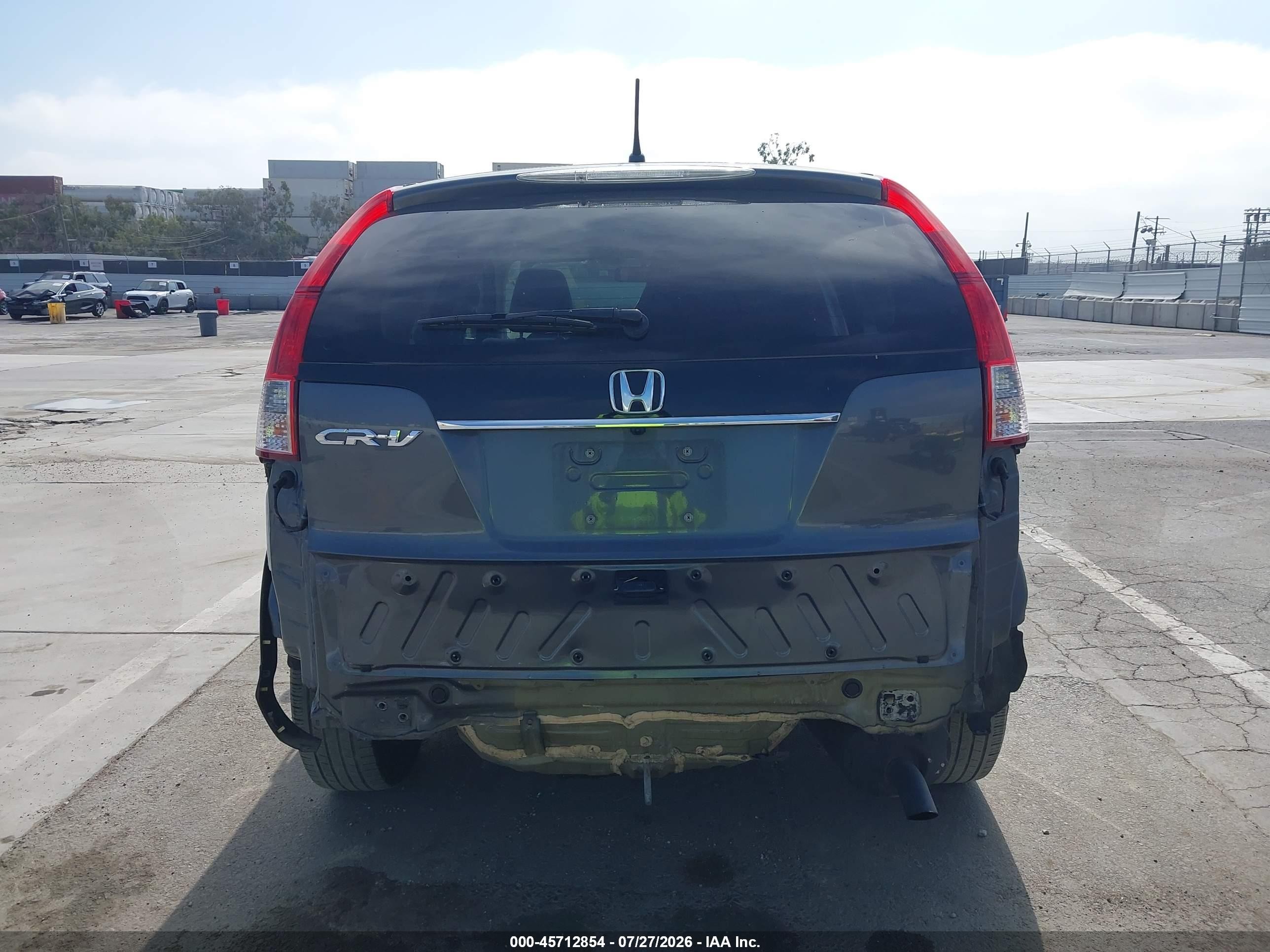 2012 Honda Cr-v Ex Gray vin: 5J6RM3H57CL040957