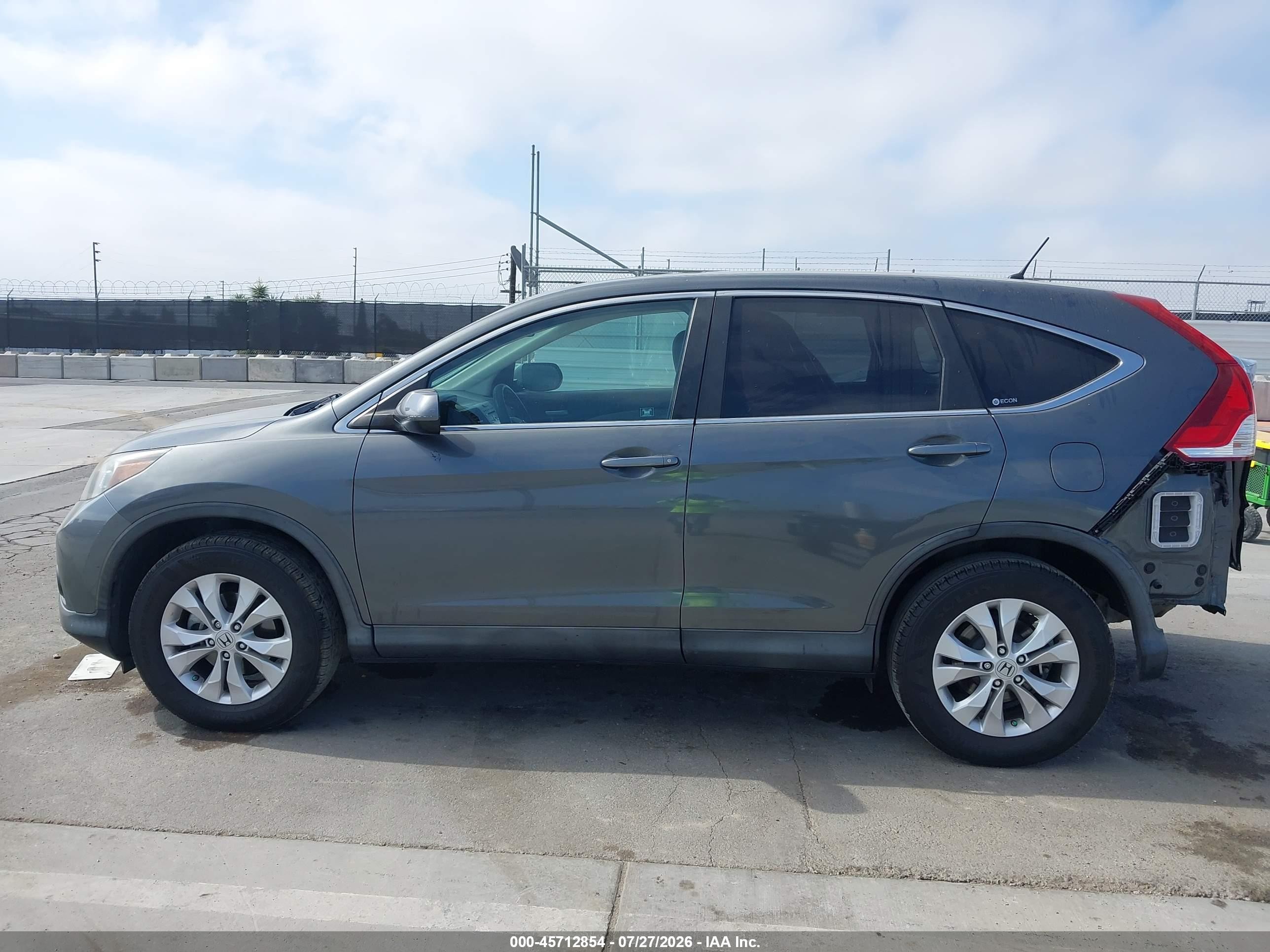 2012 Honda Cr-v Ex Gray vin: 5J6RM3H57CL040957