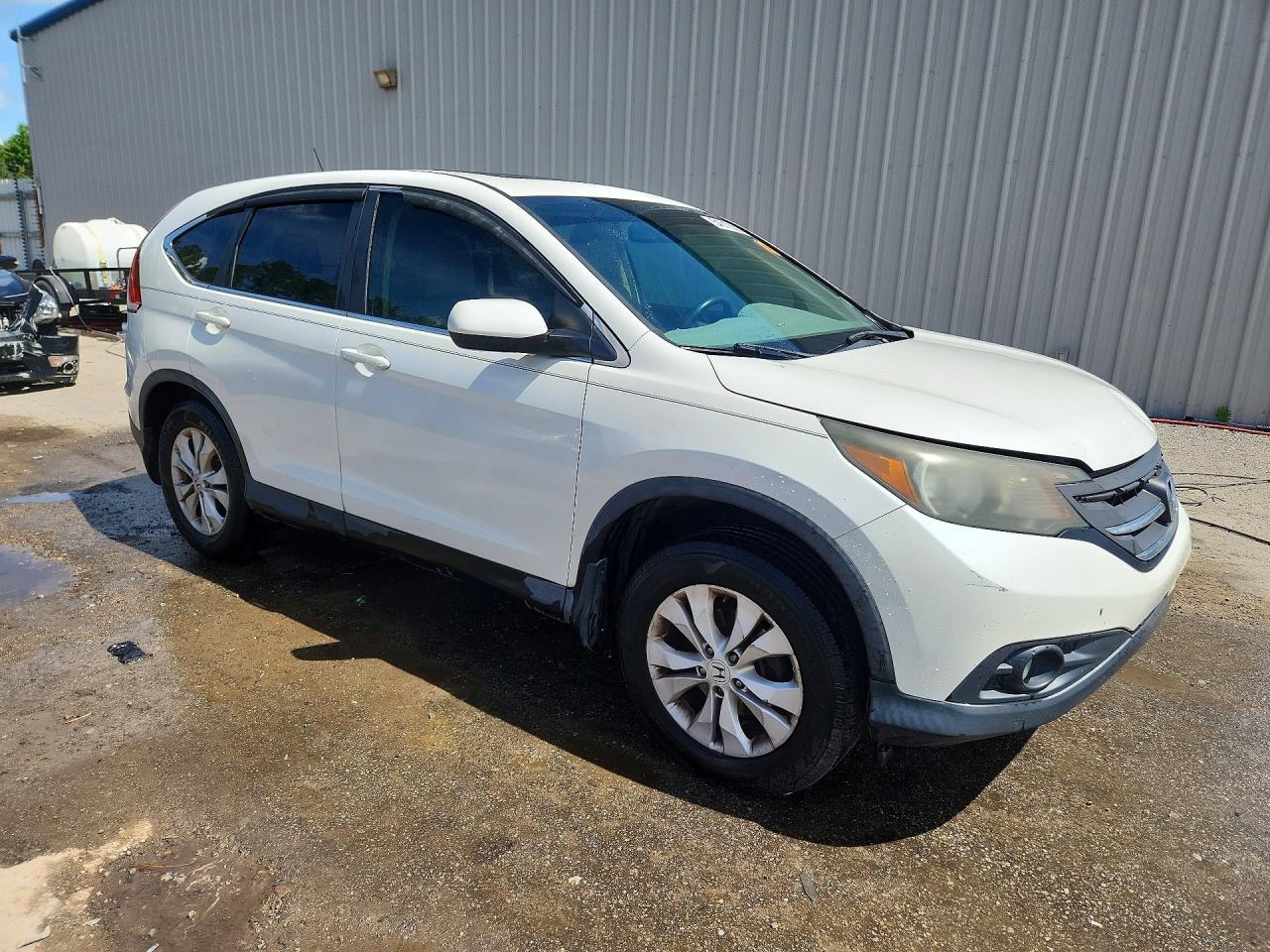 2013 Honda Cr-v Ex White vin: 5J6RM3H57DL015509