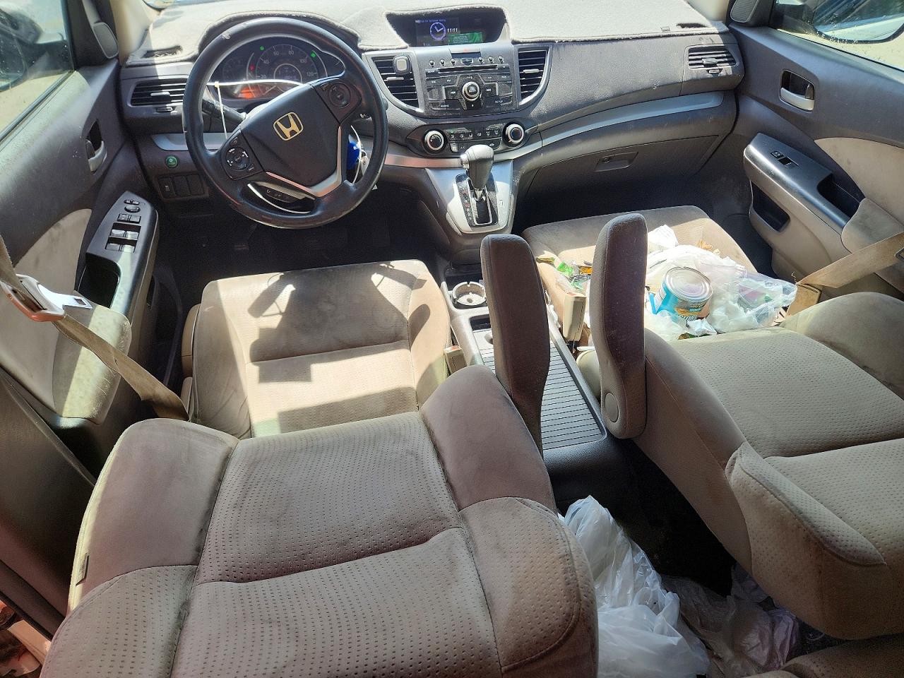 2013 Honda Cr-v Ex White vin: 5J6RM3H57DL015509