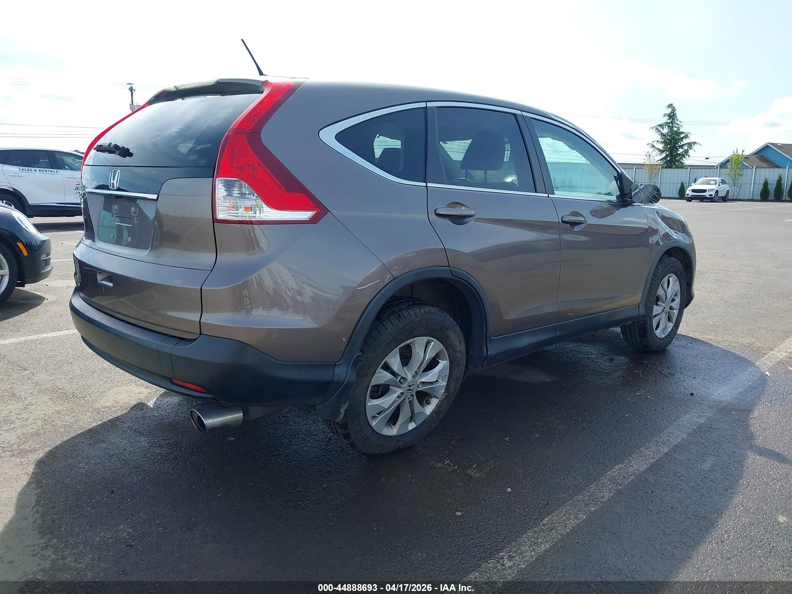 2013 Honda Cr-v Ex Brown vin: 5J6RM3H57DL021696