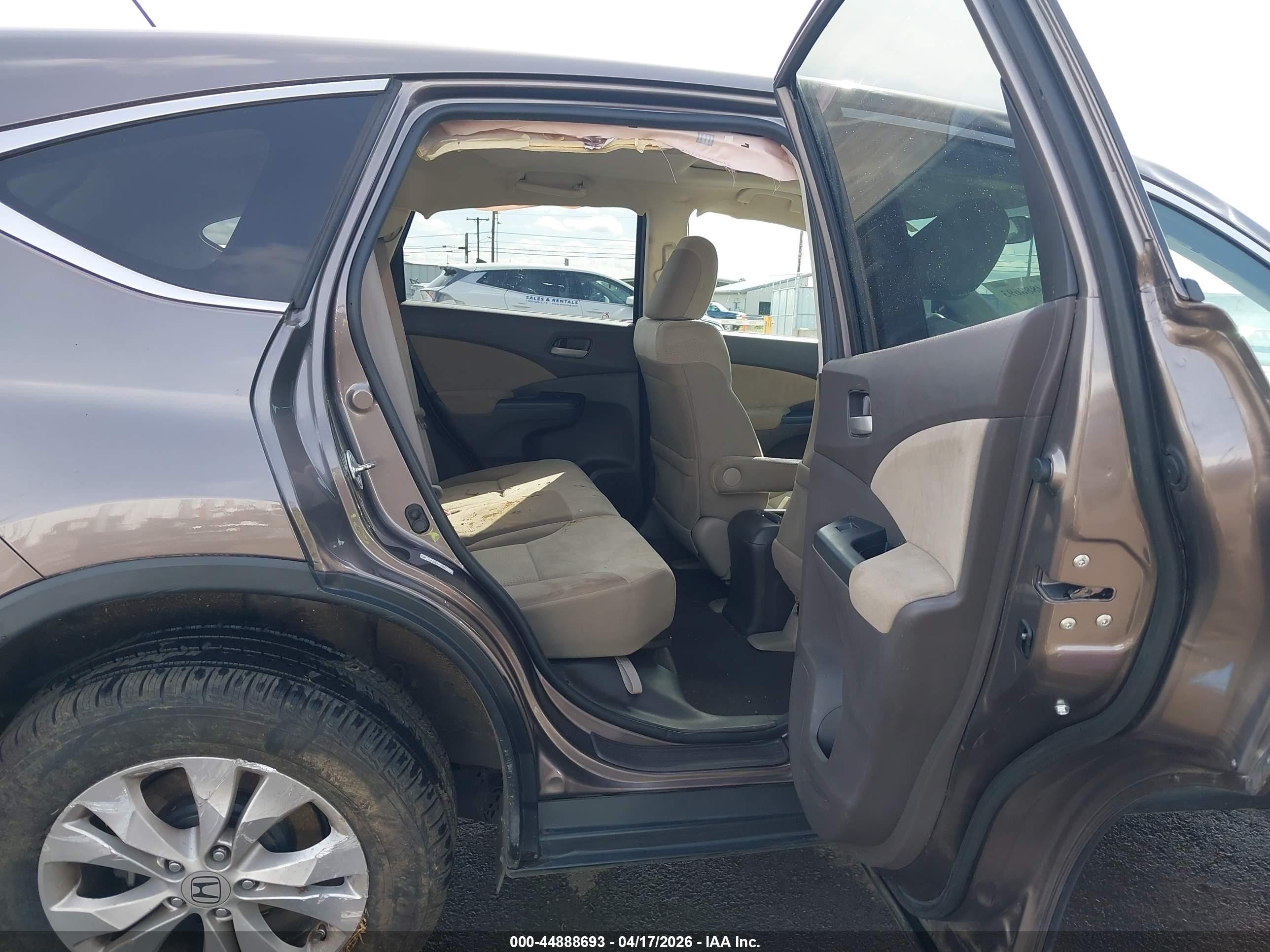 2013 Honda Cr-v Ex Brown vin: 5J6RM3H57DL021696