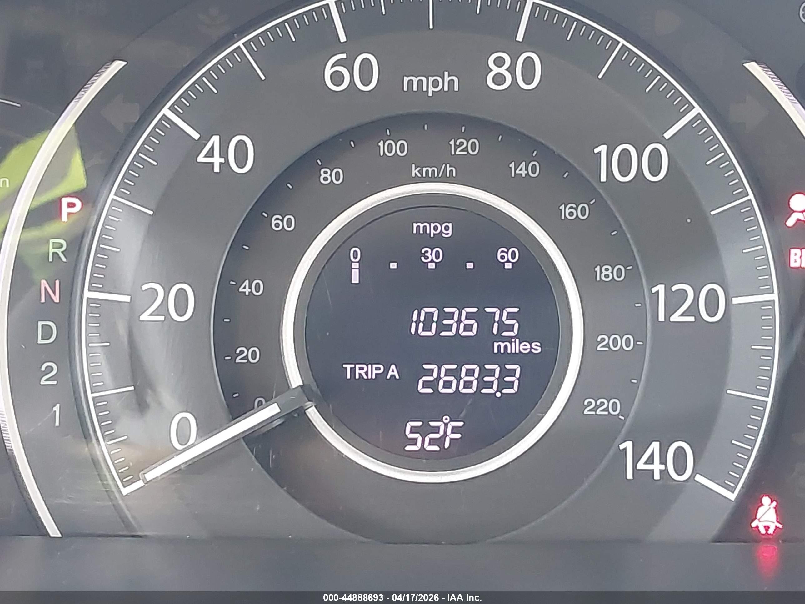 2013 Honda Cr-v Ex Brown vin: 5J6RM3H57DL021696