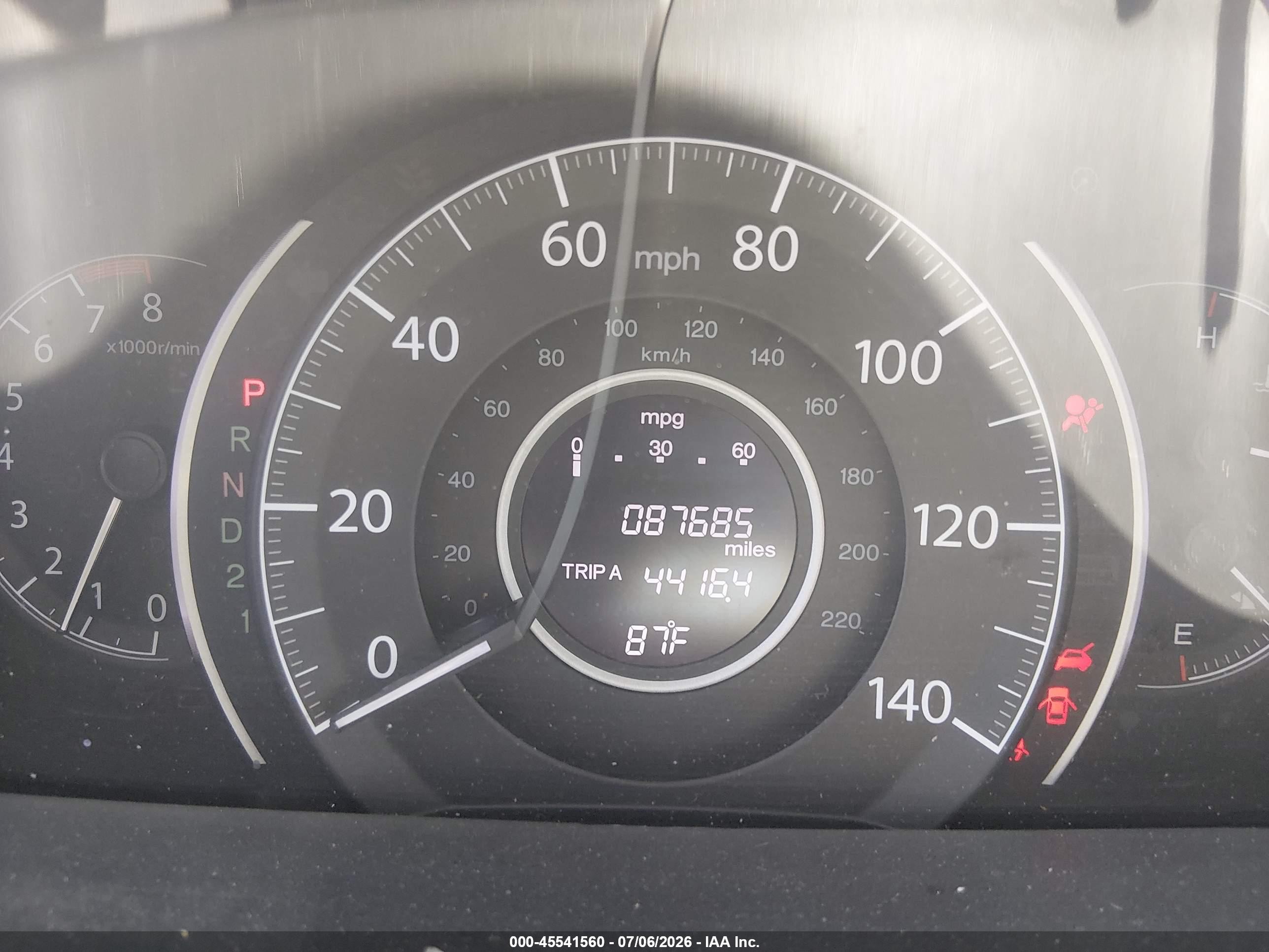 2014 Honda Cr-v Ex White vin: 5J6RM3H57EL036510