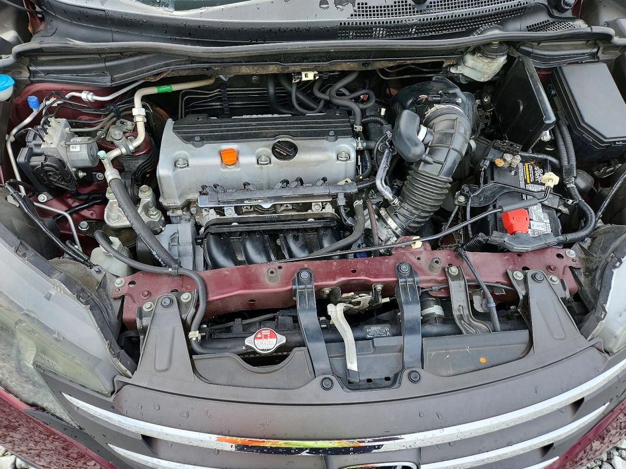 2014 Honda Cr-v Ex Burgundy vin: 5J6RM3H57EL045594