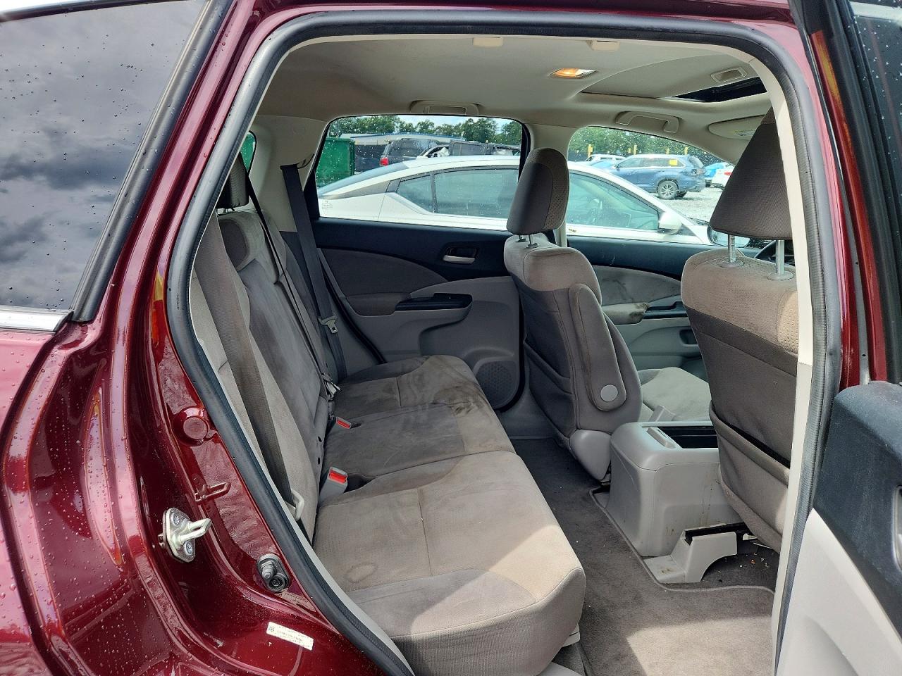 2014 Honda Cr-v Ex Burgundy vin: 5J6RM3H57EL045594