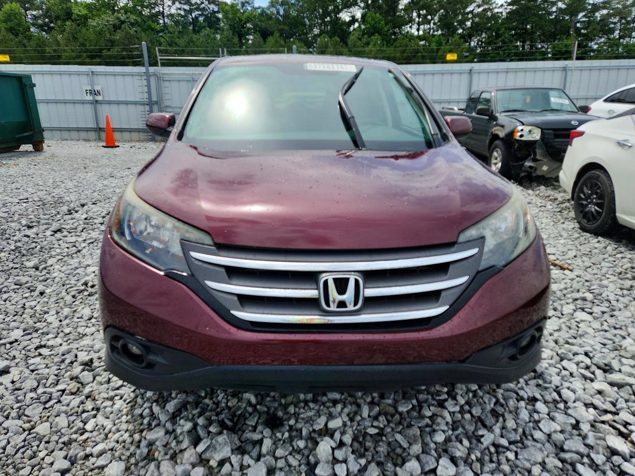2014 Honda Cr-v Ex Burgundy vin: 5J6RM3H57EL045594