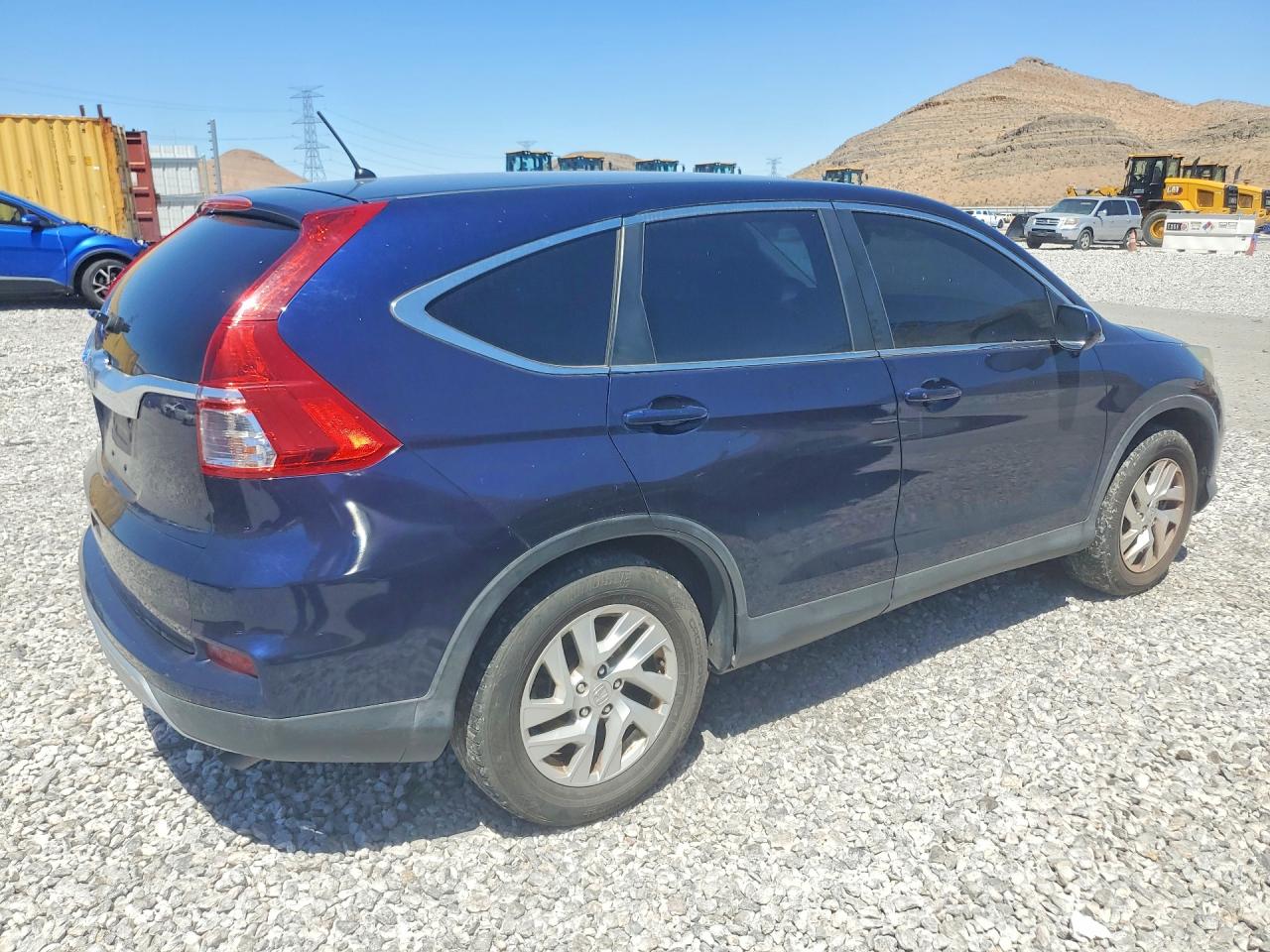 2015 Honda Cr-v Ex Blue vin: 5J6RM3H57FL003699